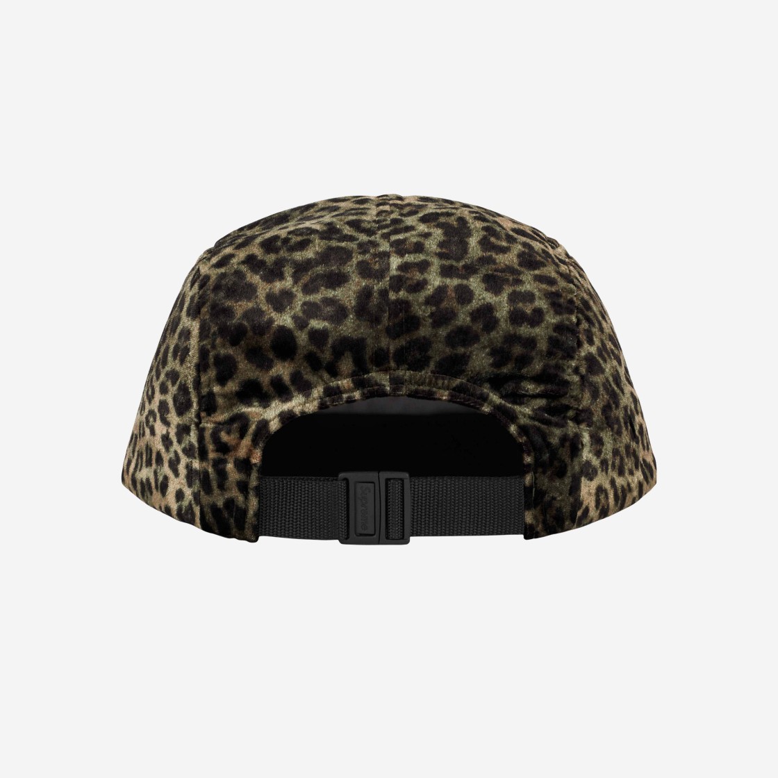 Supreme Leopard Velvet Camp Cap Olive - 24SS 상세 이미지 2