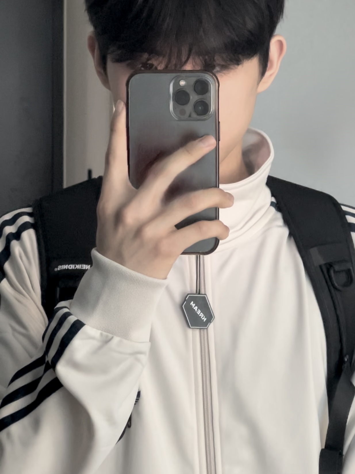 Adidas Originals Beckenbauer Track Top Bliss - KR Sizing 착용 스타일 - 2