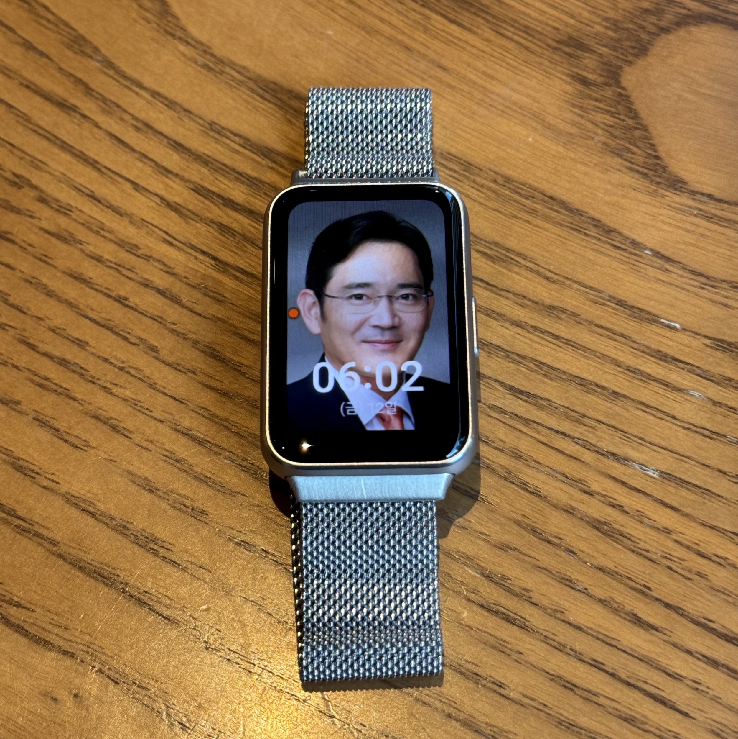Samsung Galaxy Fit3 40mm Bluetooth Silver 착용 스타일