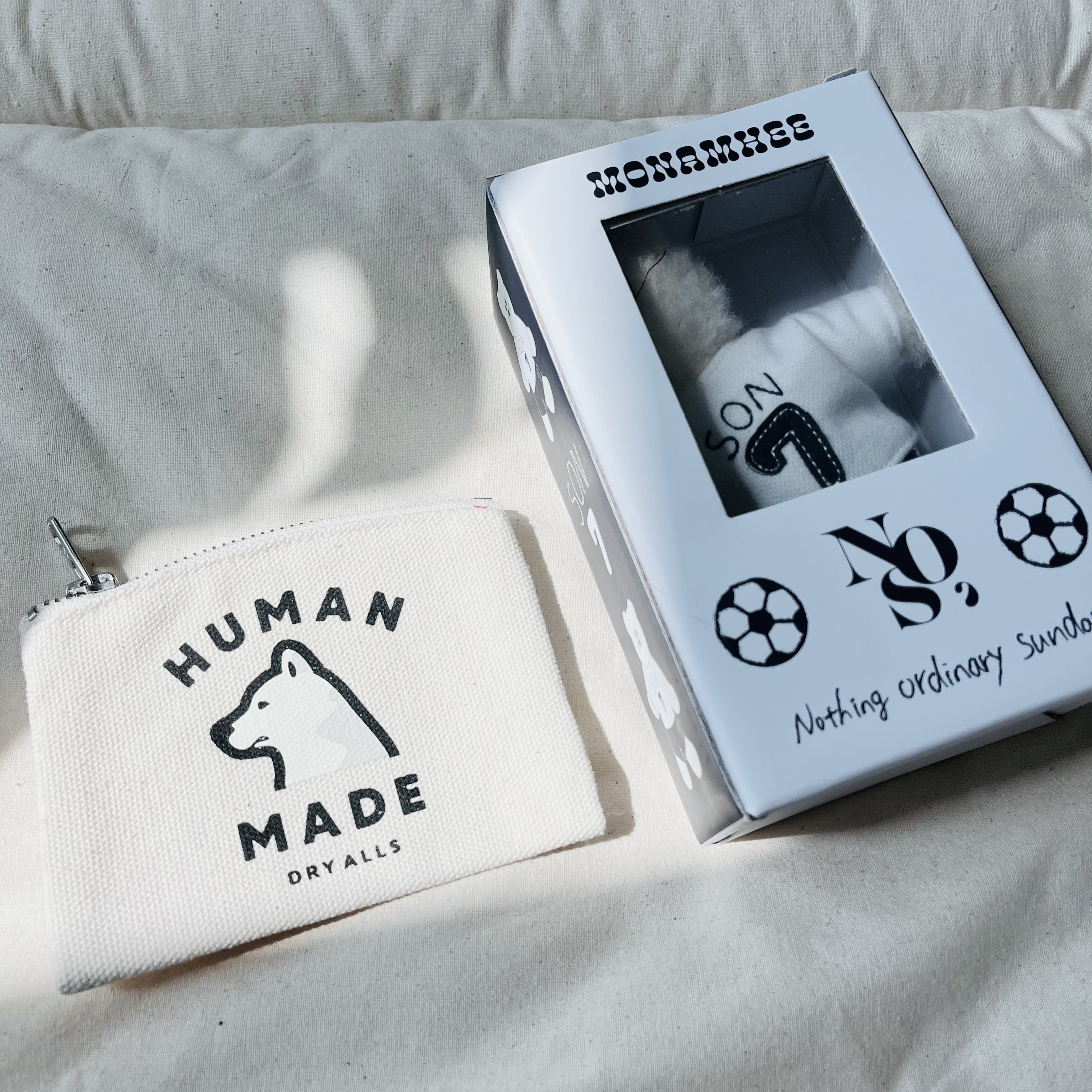 Human Made Worksout 20th Anniversary Jindo Dog Card Case White, [예약 배송] NOS7 x Monamhee SON.hee Cream 착용 스타일