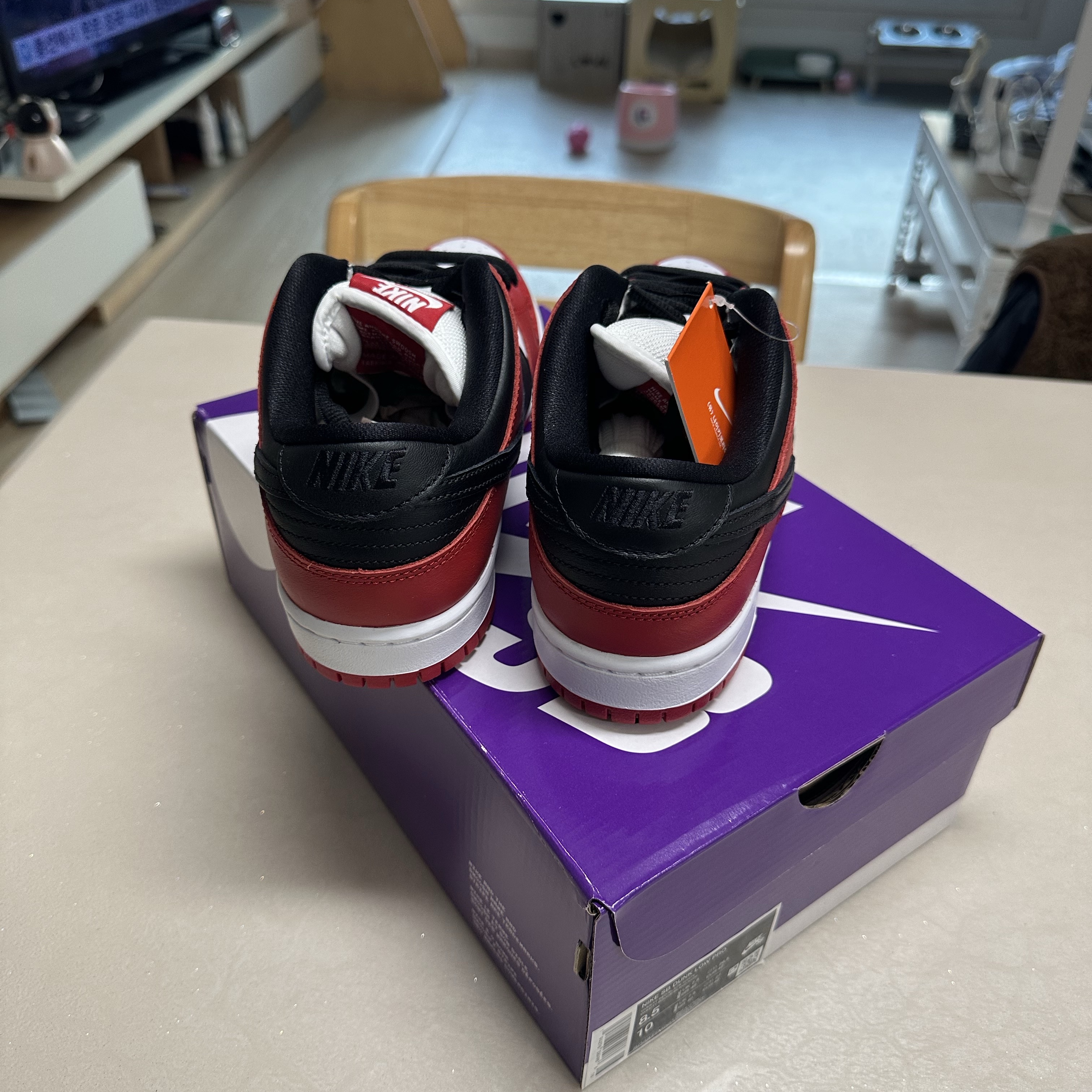 Nike SB Dunk Low Pro Chicago 착용 스타일 - 4