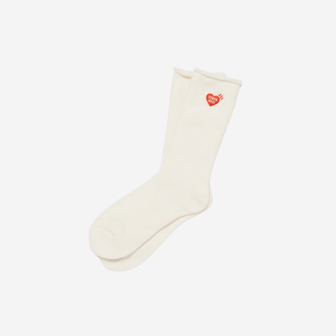 Human Made Plating Pile Socks White 상세 이미지 1