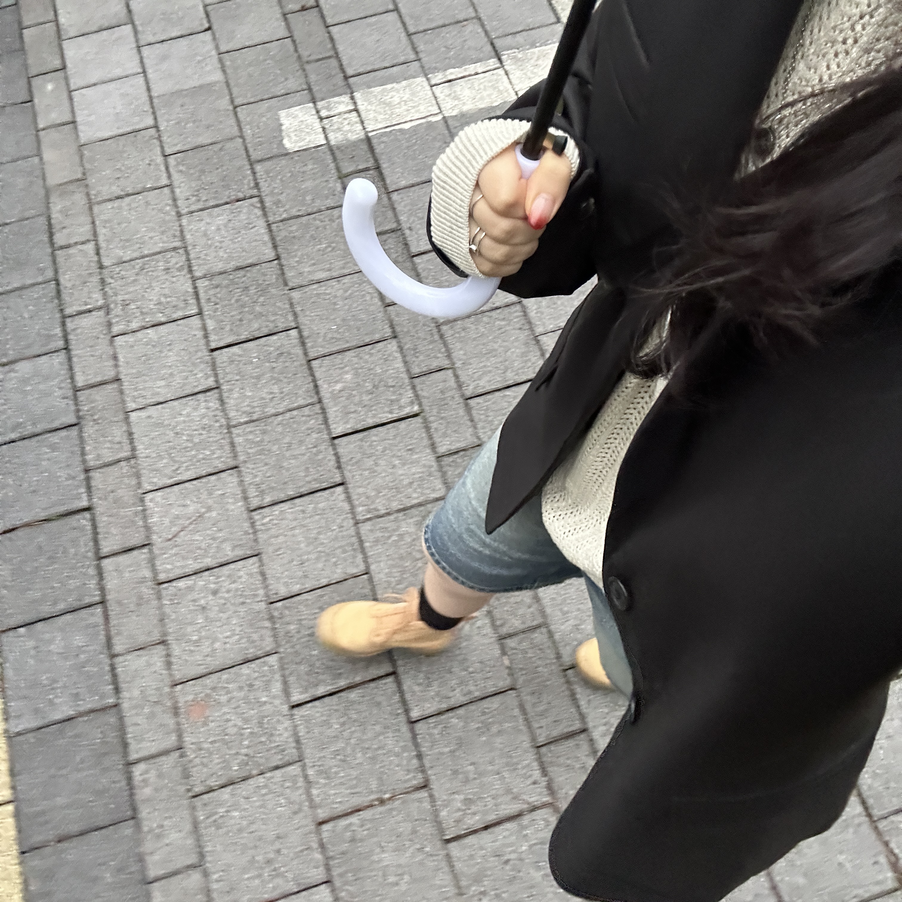 Zara x Ader Error Oversize Blazer Black 착용 스타일
