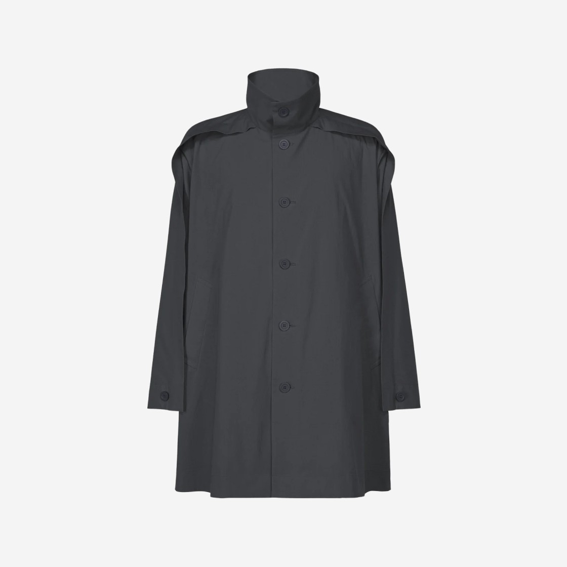 Homme Plisse Issey Miyake Wing Coat Navy 상세 이미지 1