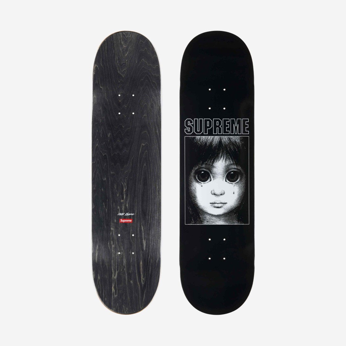 Supreme x Margaret Keane Teardrop Skateboard Black - 24SS 상세 이미지 1