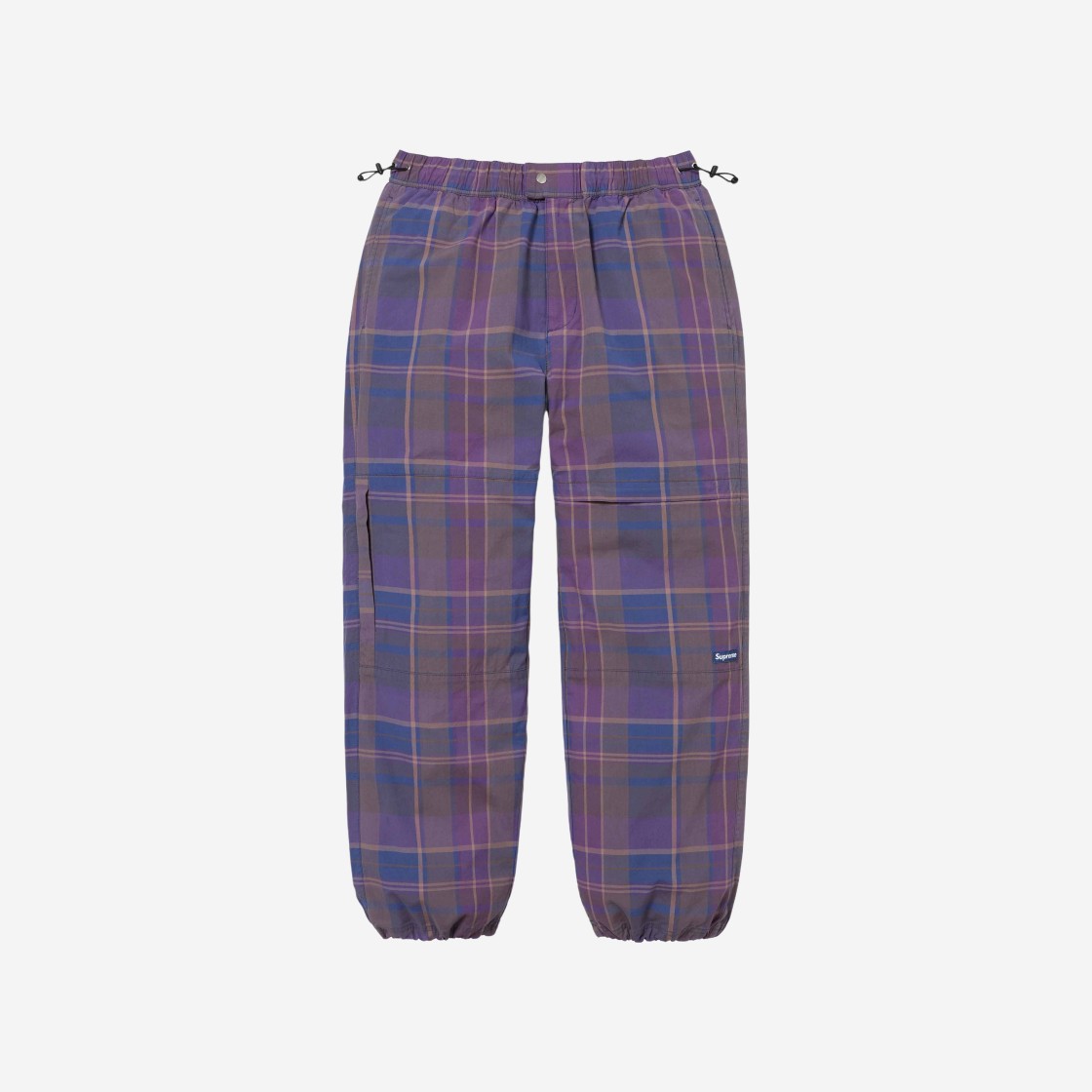 Supreme Cotton Cinch Pant Plaid - 24SS 상세 이미지 1