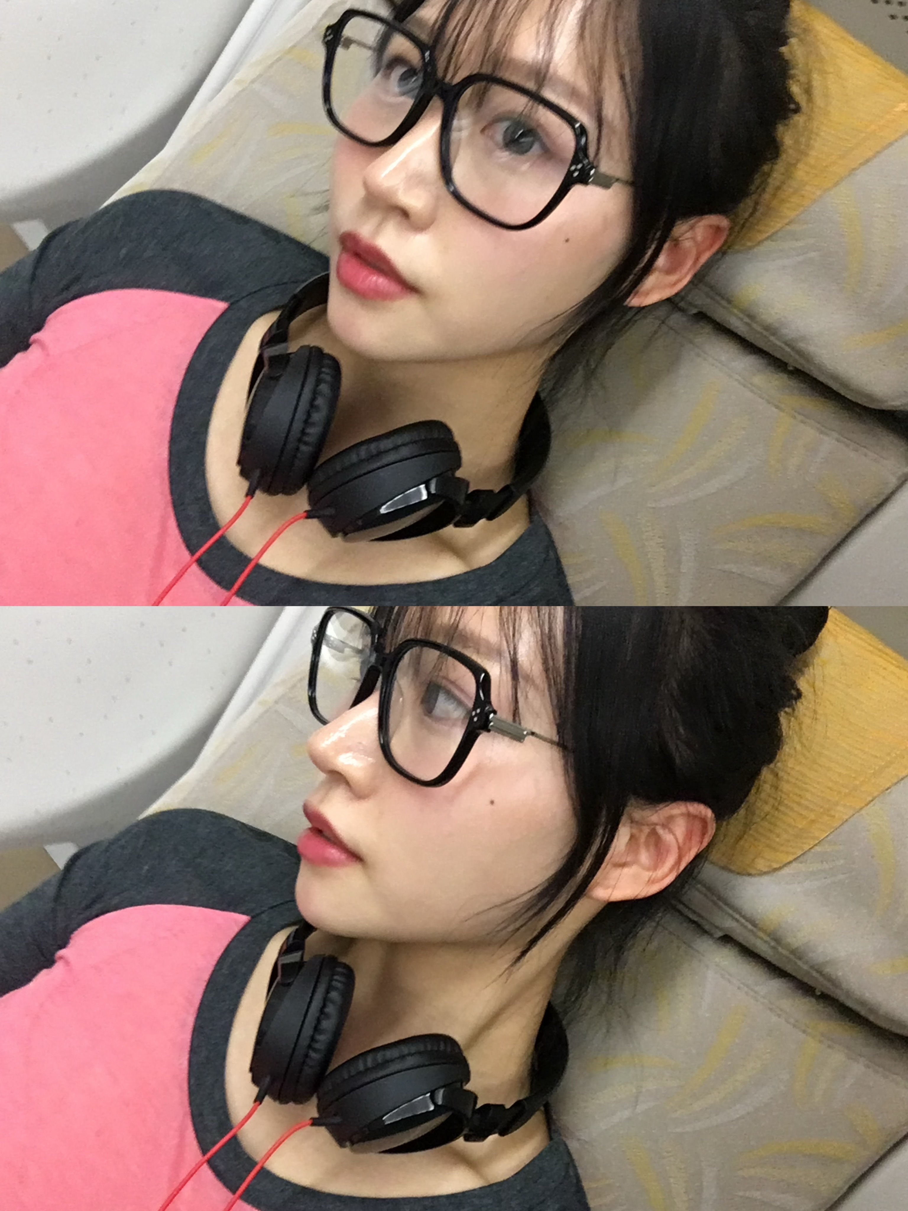 Gentle Monster Jeff 01 Black 착용 스타일 - 4