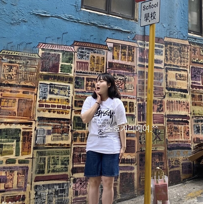 Stussy World Tour T-Shirt White 착용 스타일