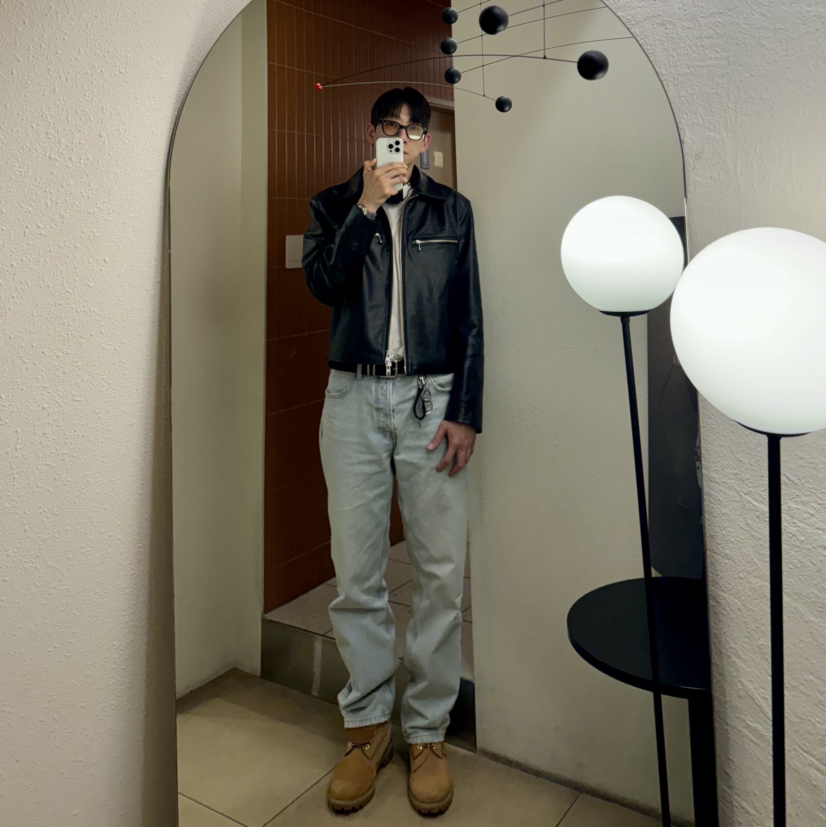 Timberland Premium 6 inch Waterproof Boot Wheat Nubuck - Wide 착용 스타일 - 1