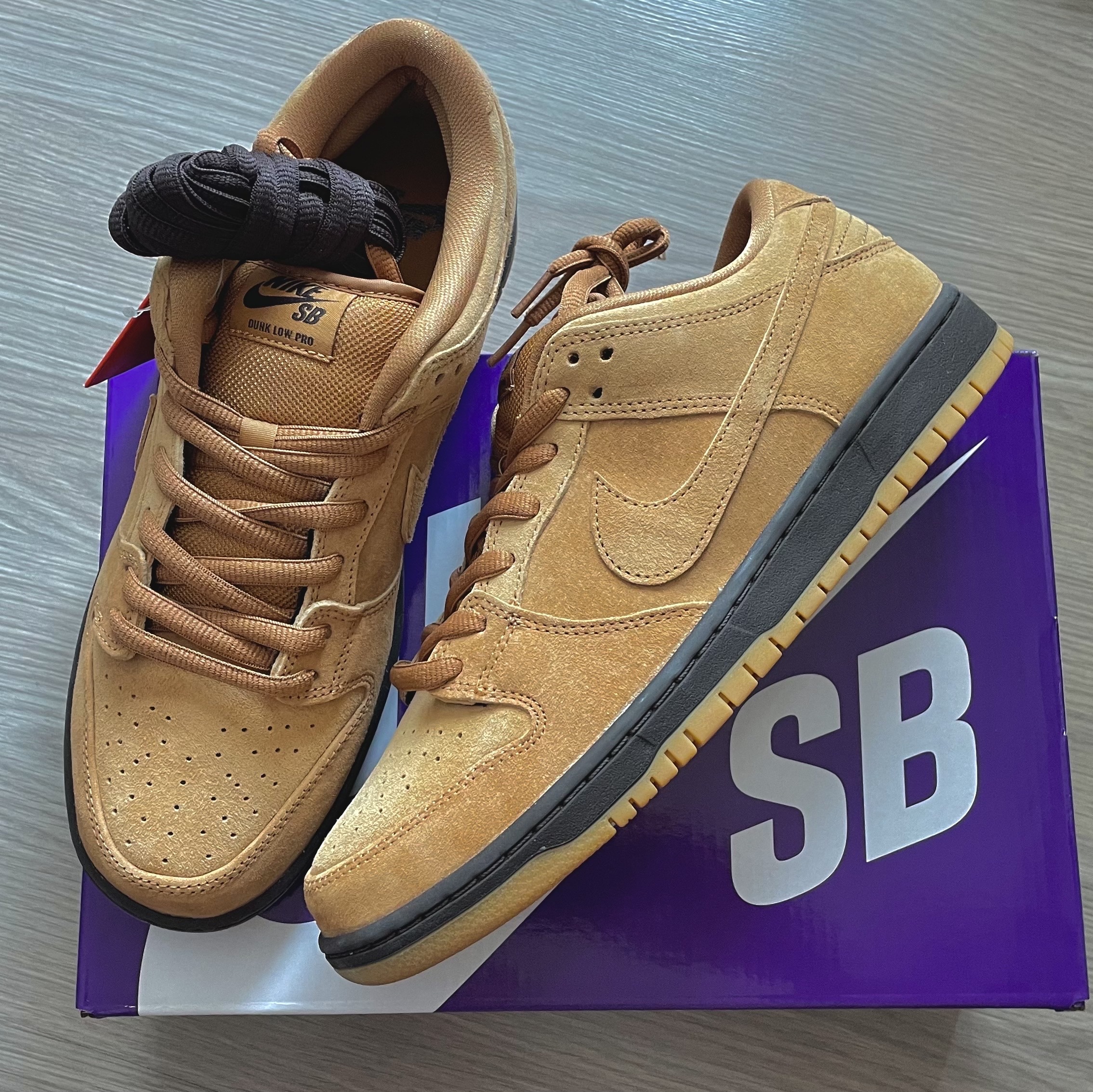 Nike SB Dunk Low Pro Wheat 2023 착용 스타일