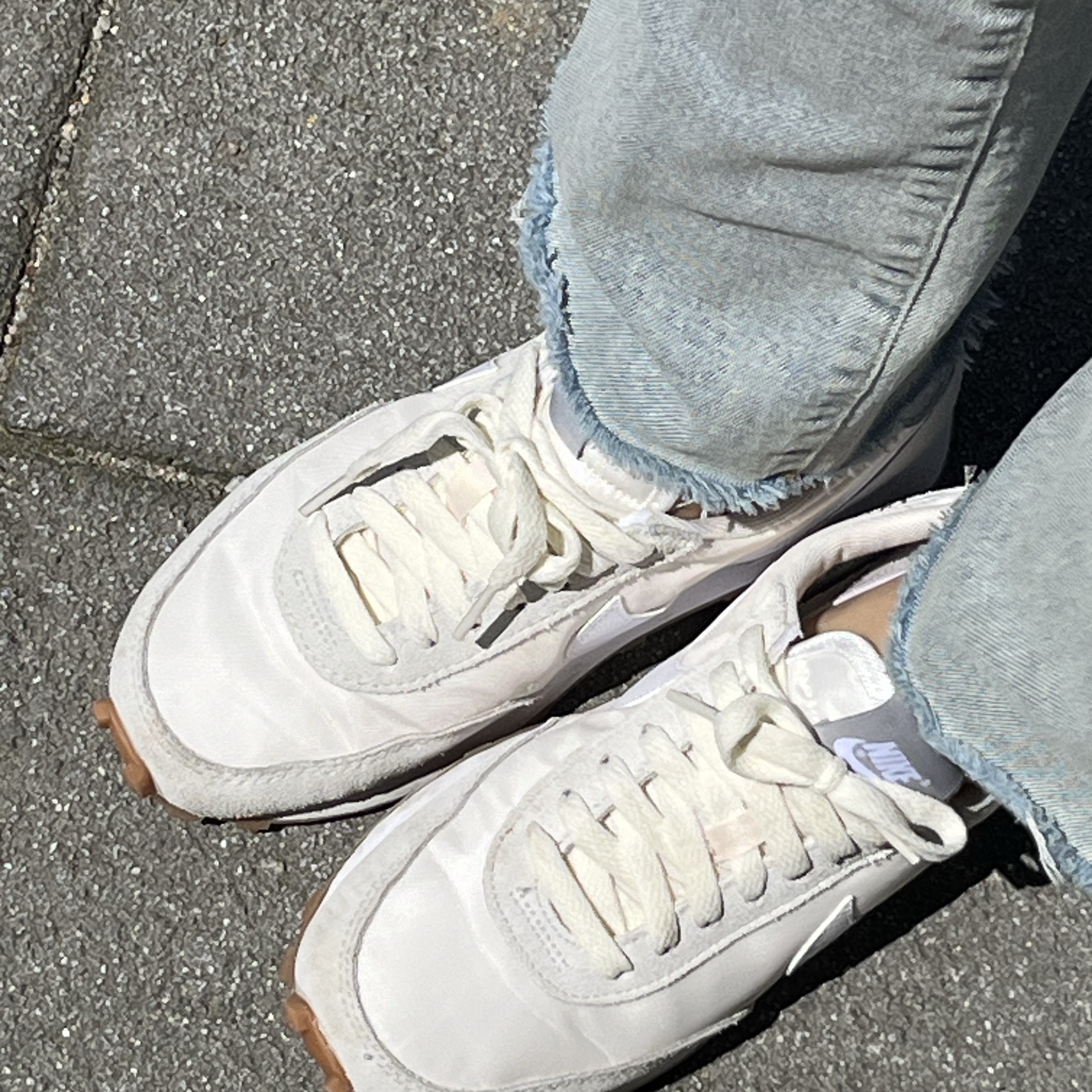 (W) Nike Daybreak Summit White 착용 스타일