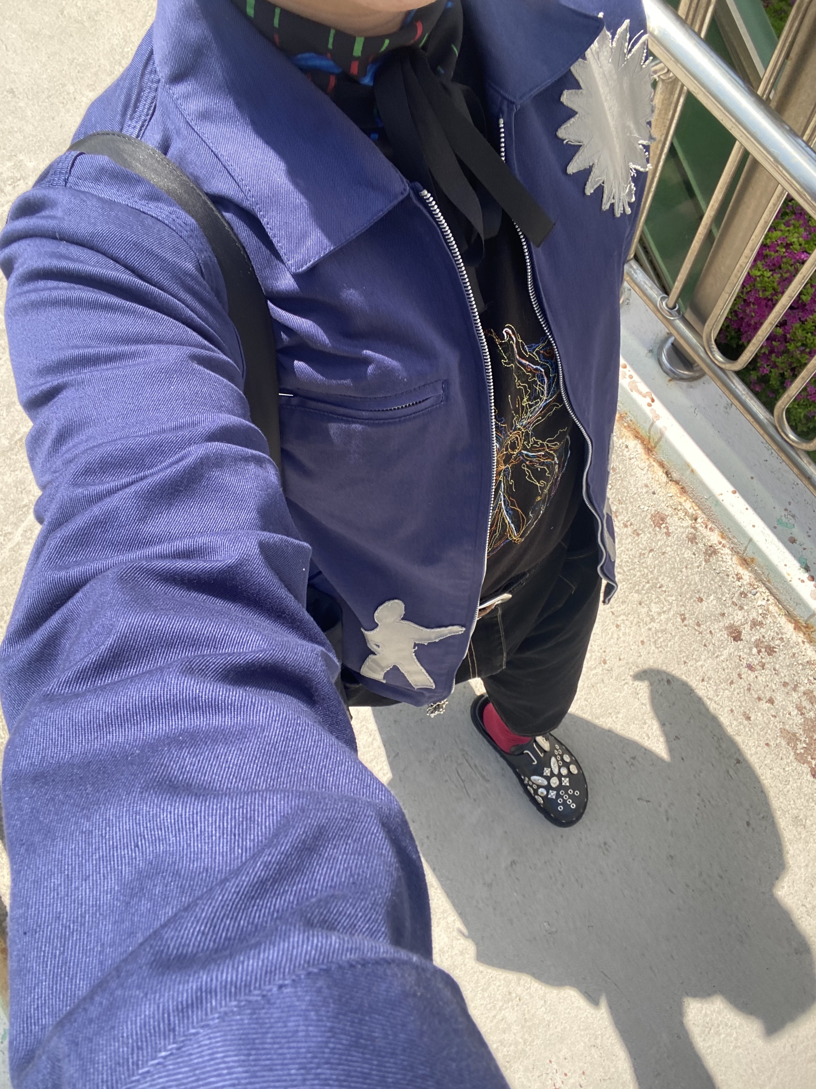 [KREAM 단독] Softoffice x Namjune Paik Moon is The Oldest TV Jabot, Willy Chavarria San Jose 95 Shorts Private Black 착용 스타일 - 1