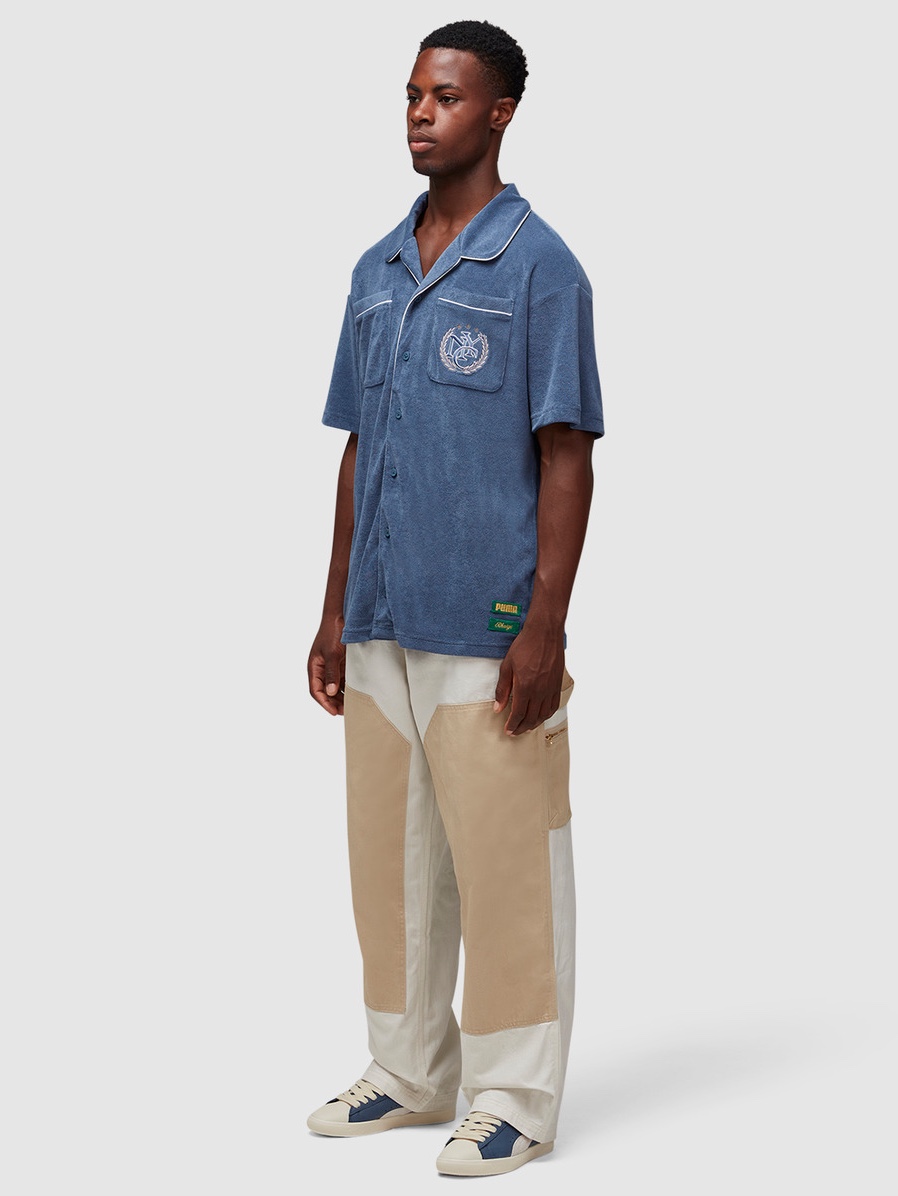 Puma x Rhuigi Shirt Inky Blue, Puma x Rhuigi Double Knee Pants Pristine 착용 스타일 - 1