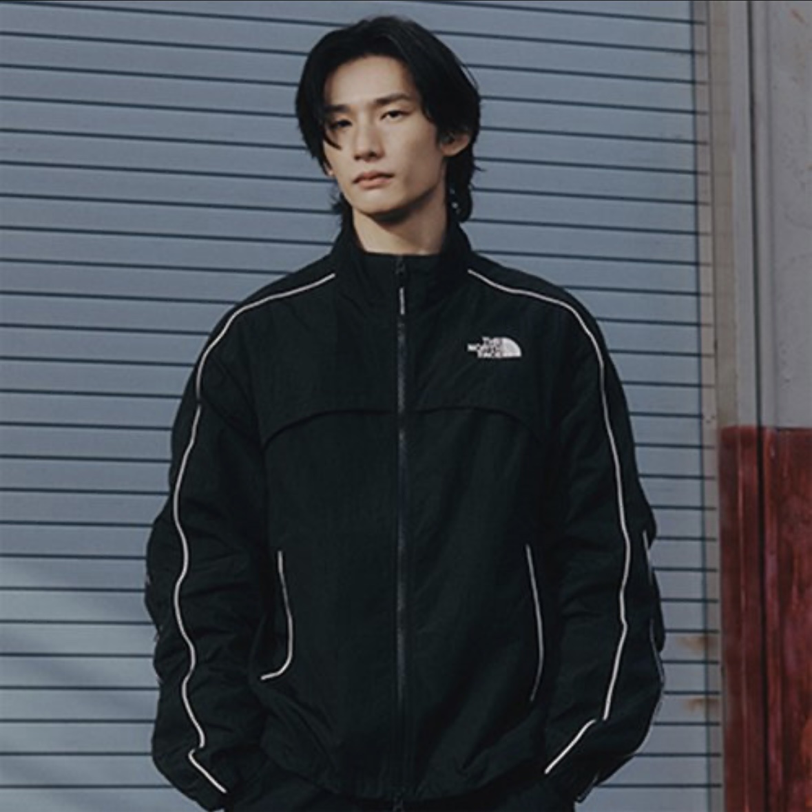 The North Face White Label Neo Olema Jacket Black 착용 스타일