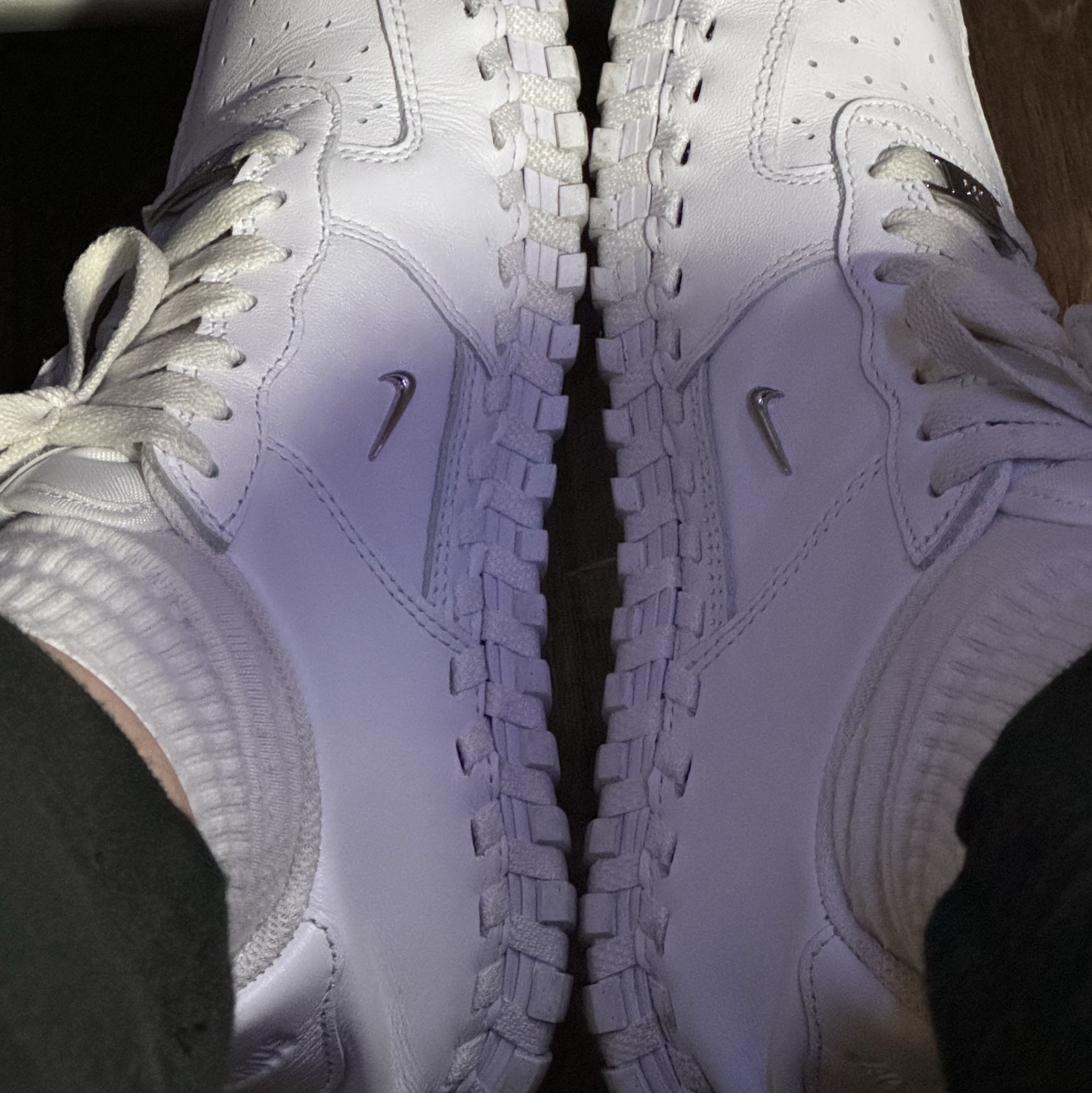 Nike x Jacquemus J Force 1 Low LX SP White 착용 스타일