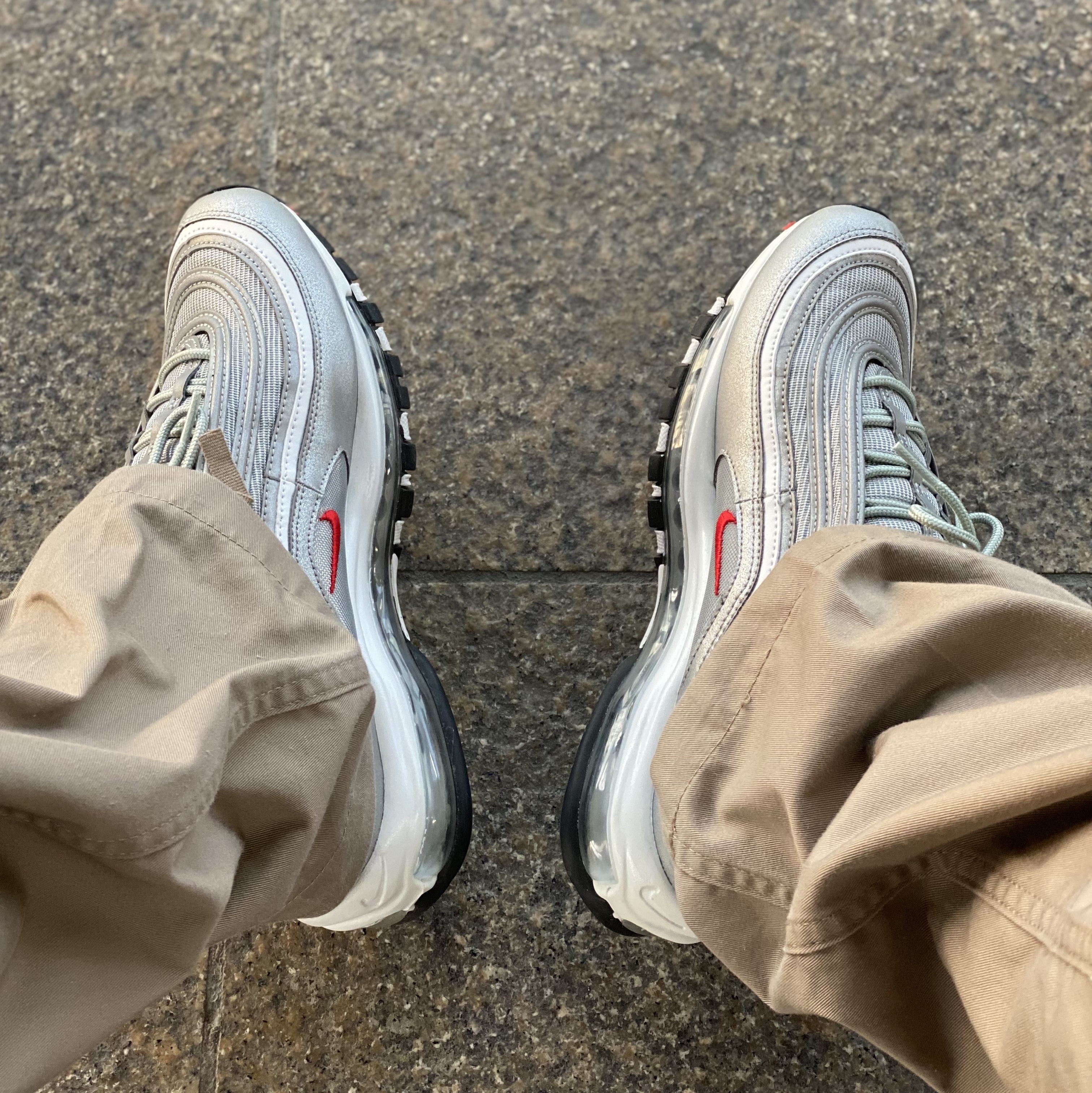 Nike Air Max 97 OG Silver Bullet 2022 착용 스타일