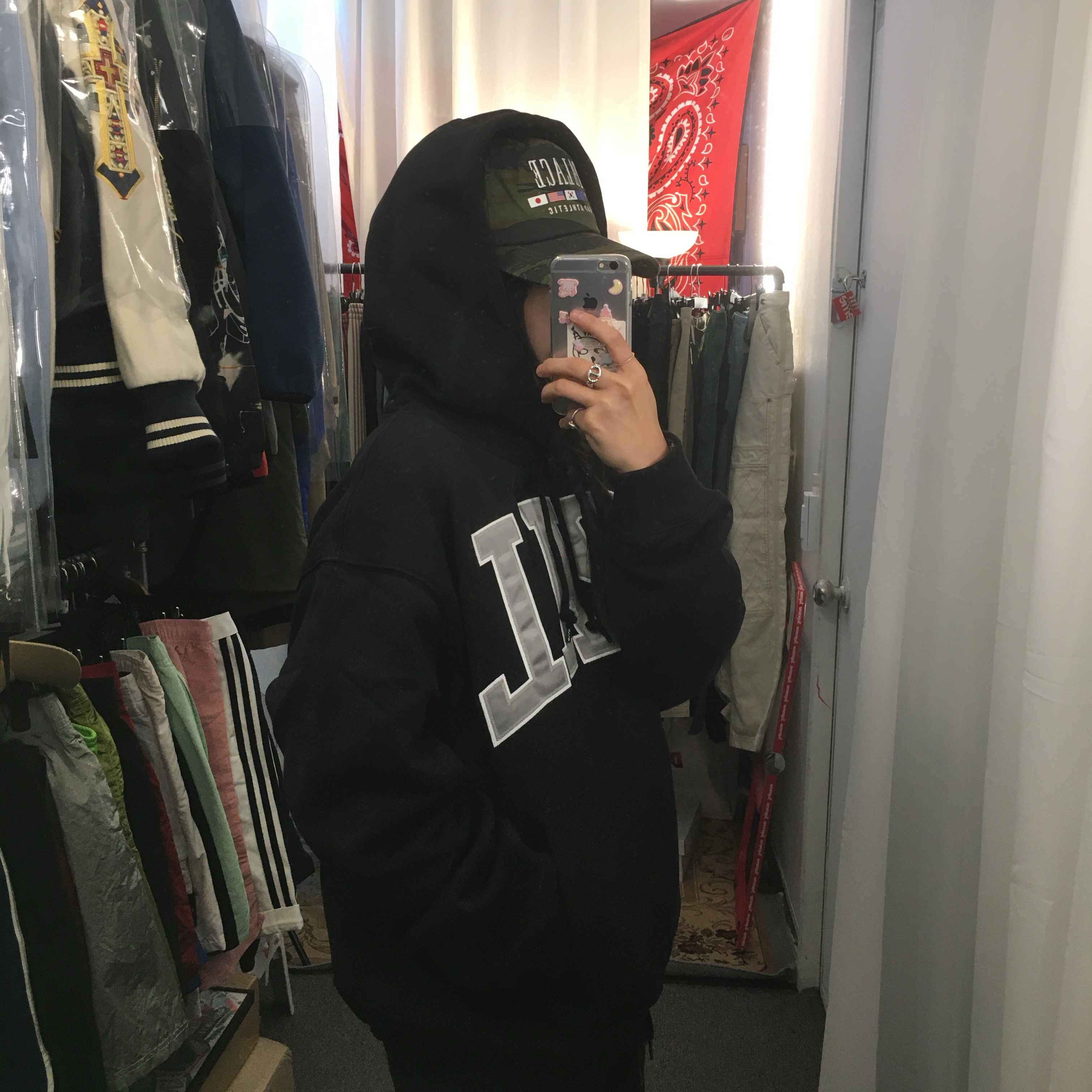 Palace x Gap Flag 6-Panel Camo - 24SS 착용 스타일 - 3