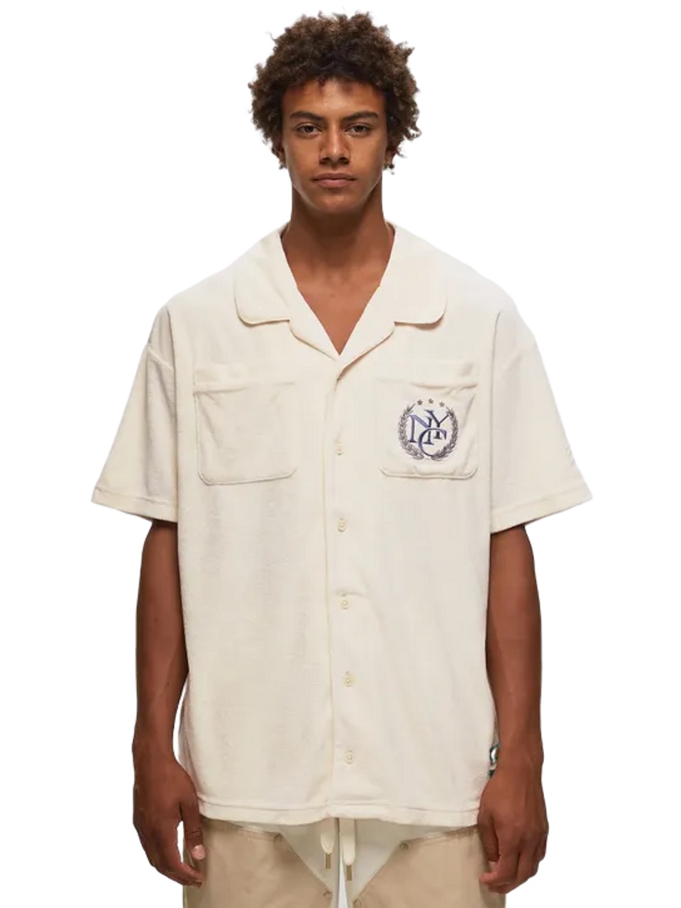 Puma x Rhuigi Shirt Pristine, Puma x Rhuigi Double Knee Pants Inky Blue 착용 스타일 - 2