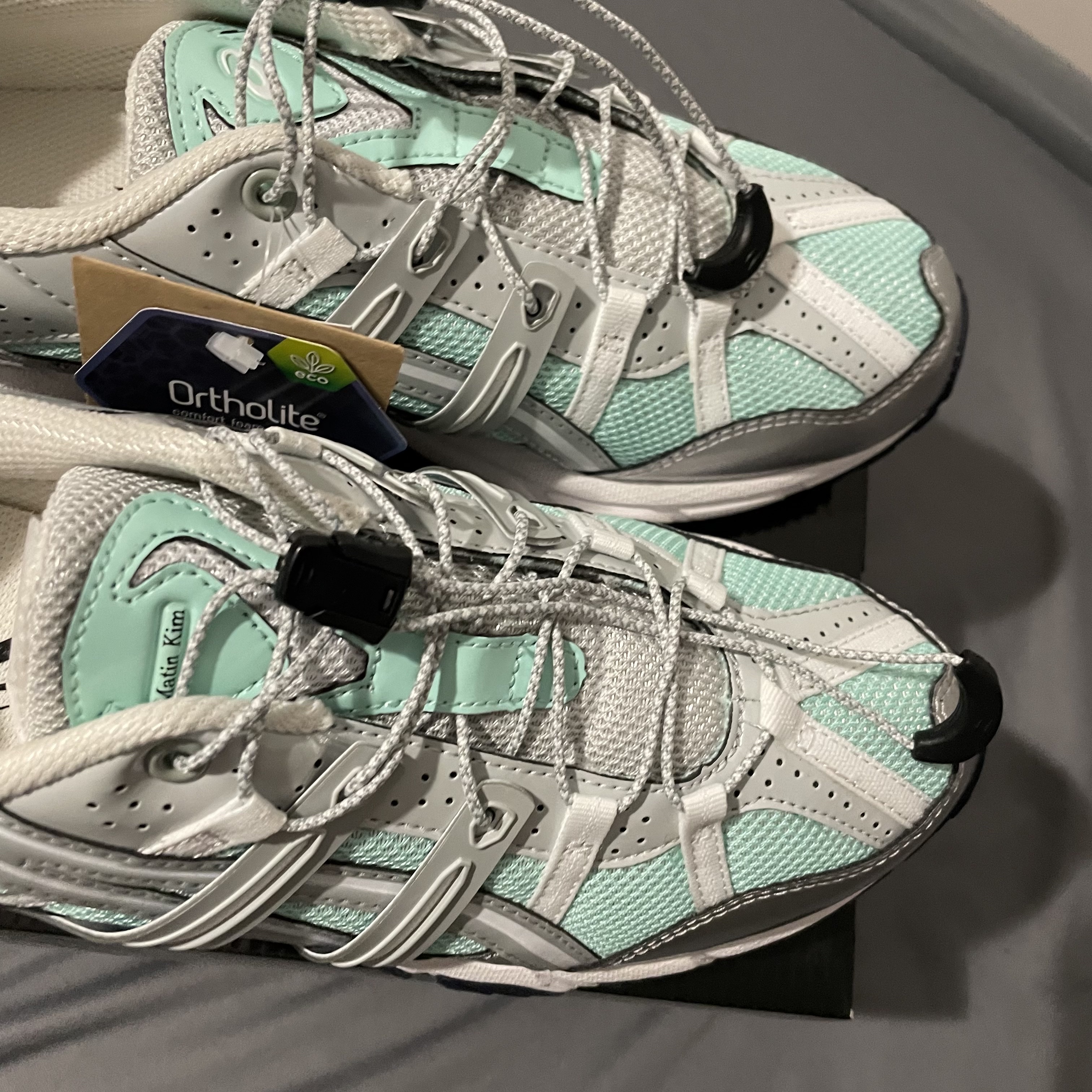 (W) Asics x Matin Kim Gel-Sonoma 15-50 Oasis Green Pure Silver 착용 스타일 - 3