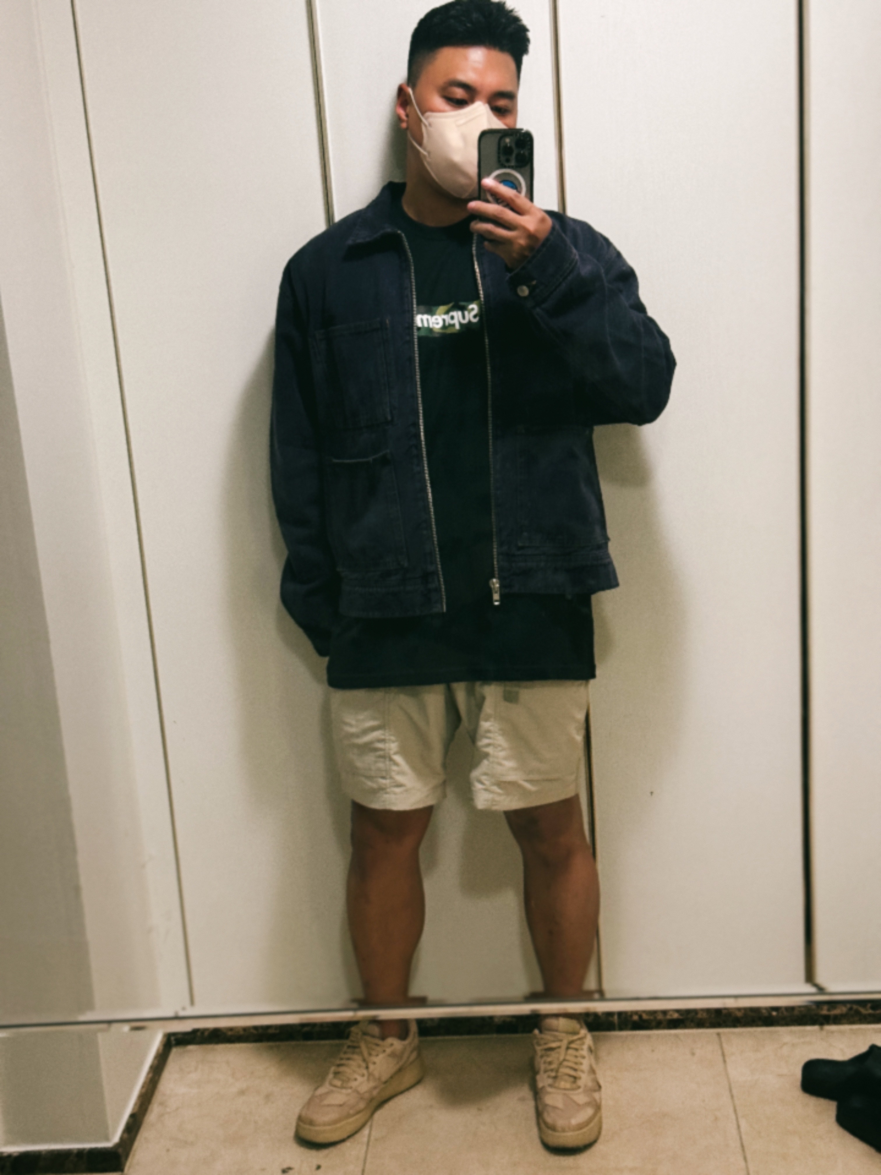 Nike x Billie Eilish Air Force 1 Low '07 SP Mushroom, Supreme Box Logo T-Shirt Black - 23FW 착용 스타일 - 1