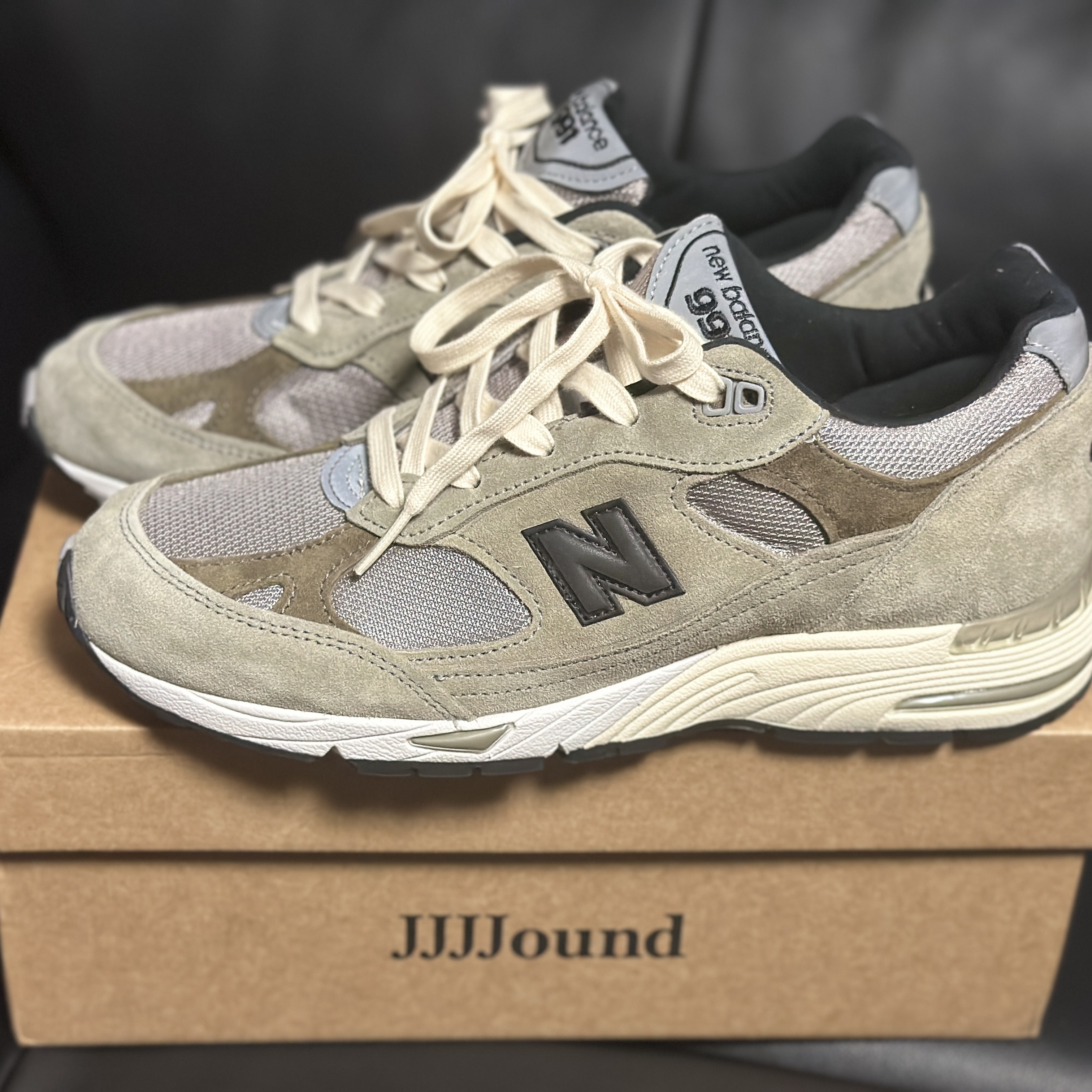 New Balance x JJJJound 991 Made in UK Grey 착용 스타일
