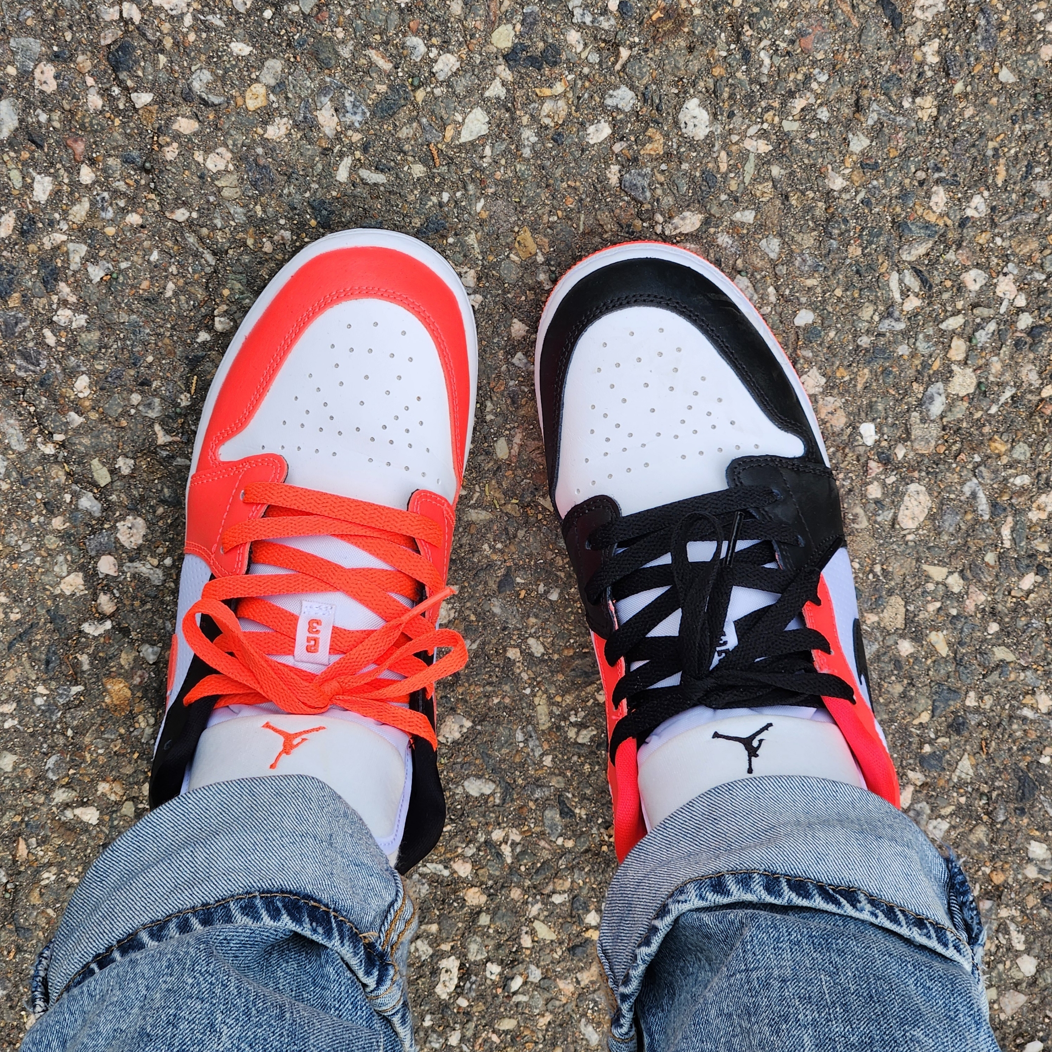 (GS) Jordan 1 Low SE Infrared 23 착용 스타일