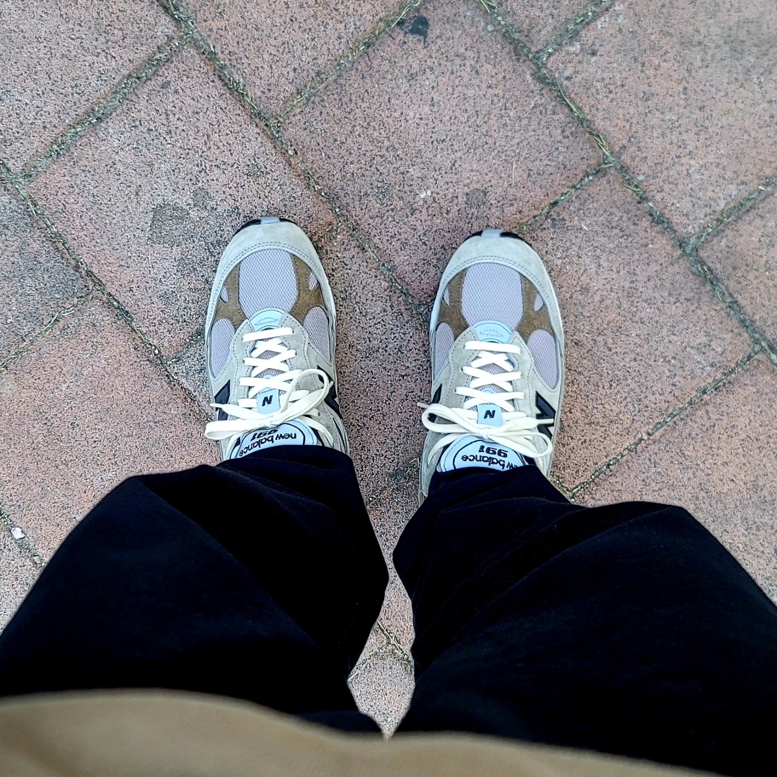 New Balance x JJJJound 991 Made in UK Grey 착용 스타일