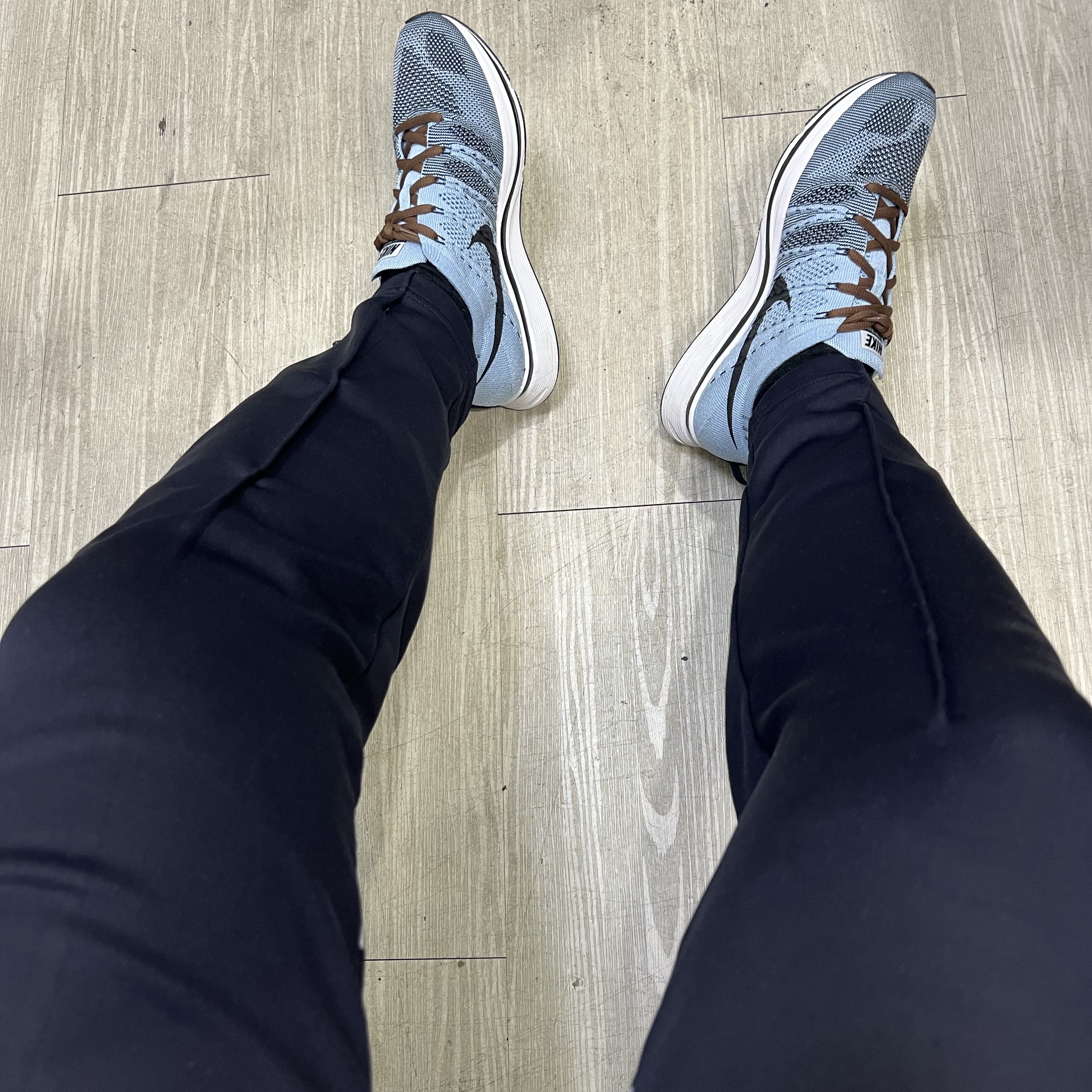 Nike Flyknit Trainer Cirrus Blue 착용 스타일