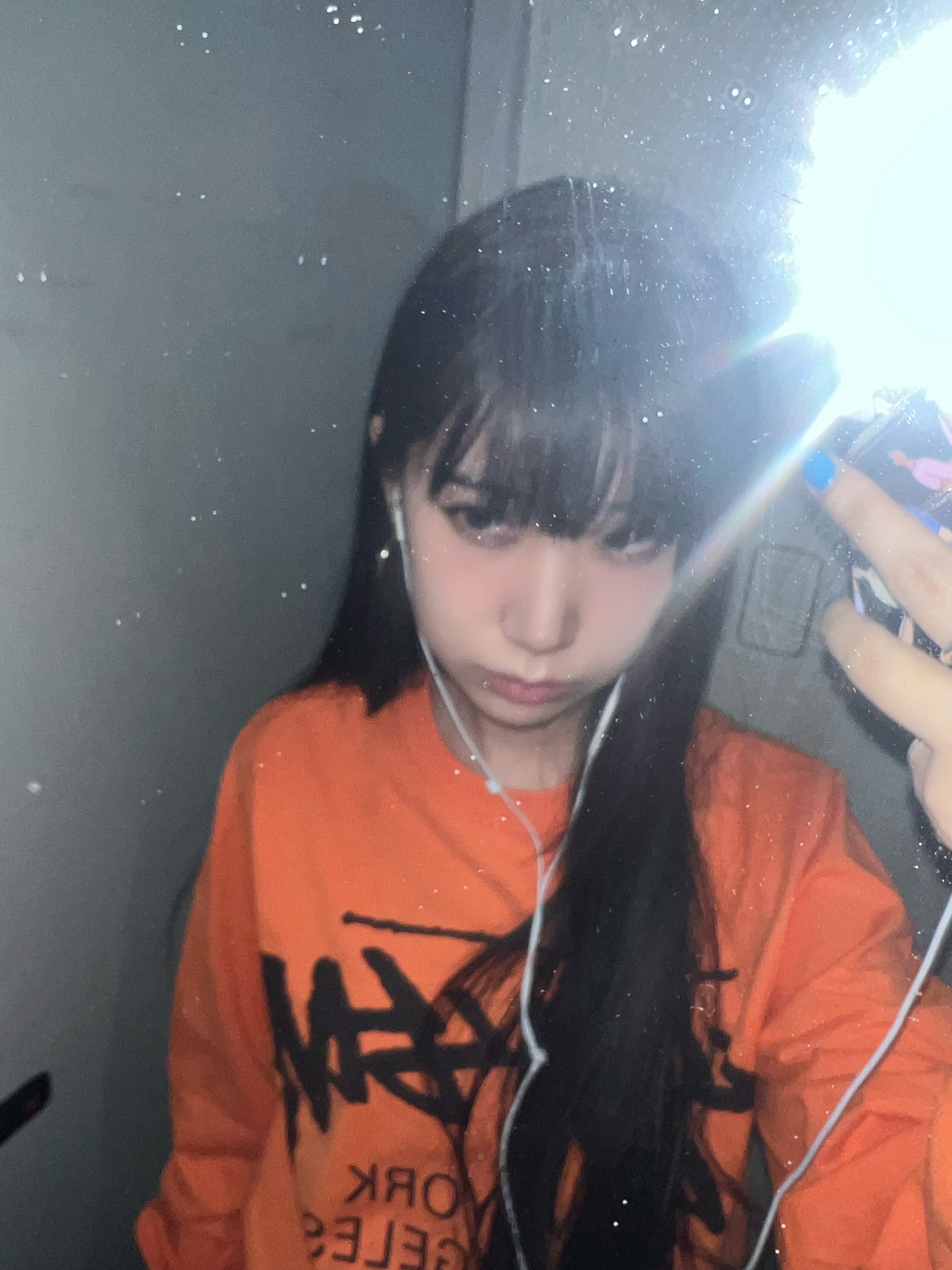 Stussy World Tour LS T-Shirt Coral 2023, Adidas Spezial Handball Brown Collegiate Orange 착용 스타일 - 6