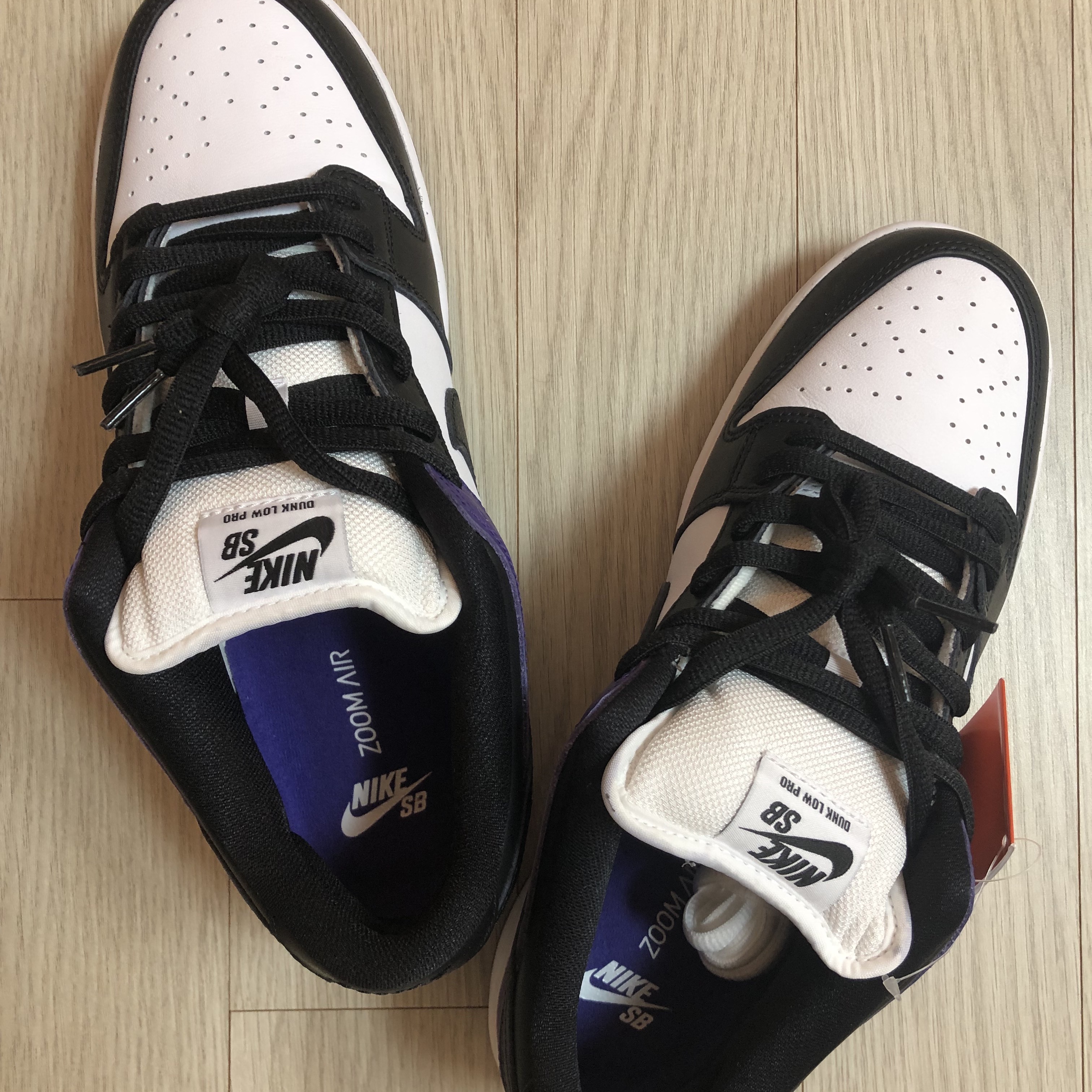 Nike SB Dunk Low Pro Court Purple 착용 스타일 - 1
