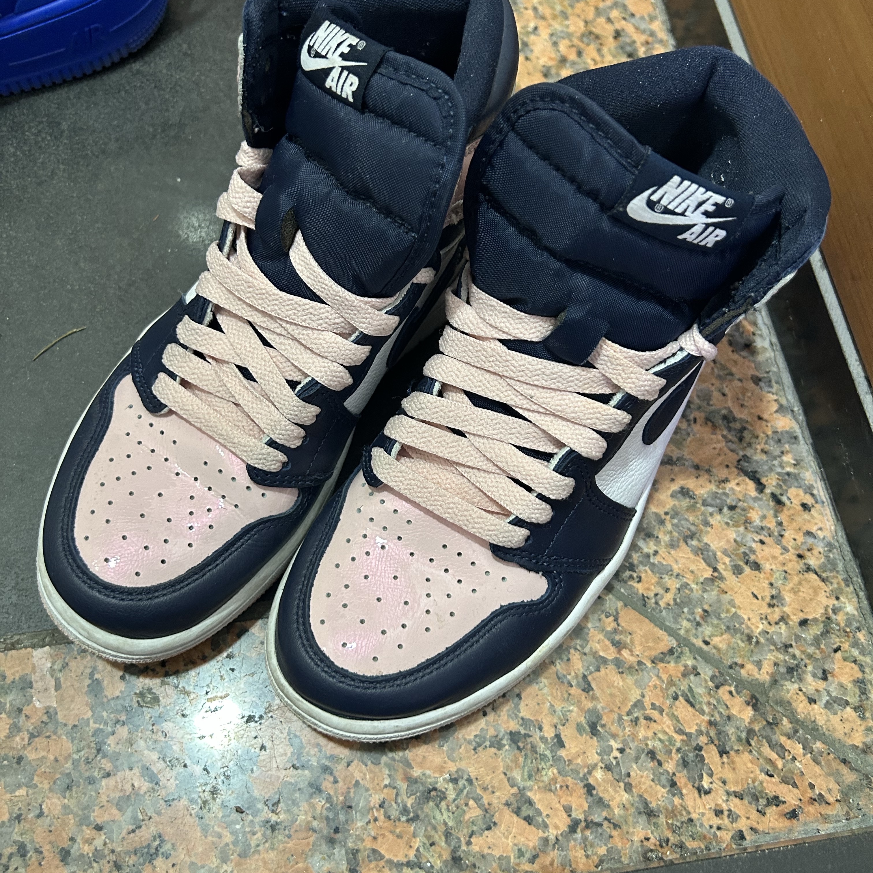 (W) Jordan 1 Retro High OG Atmosphere 착용 스타일