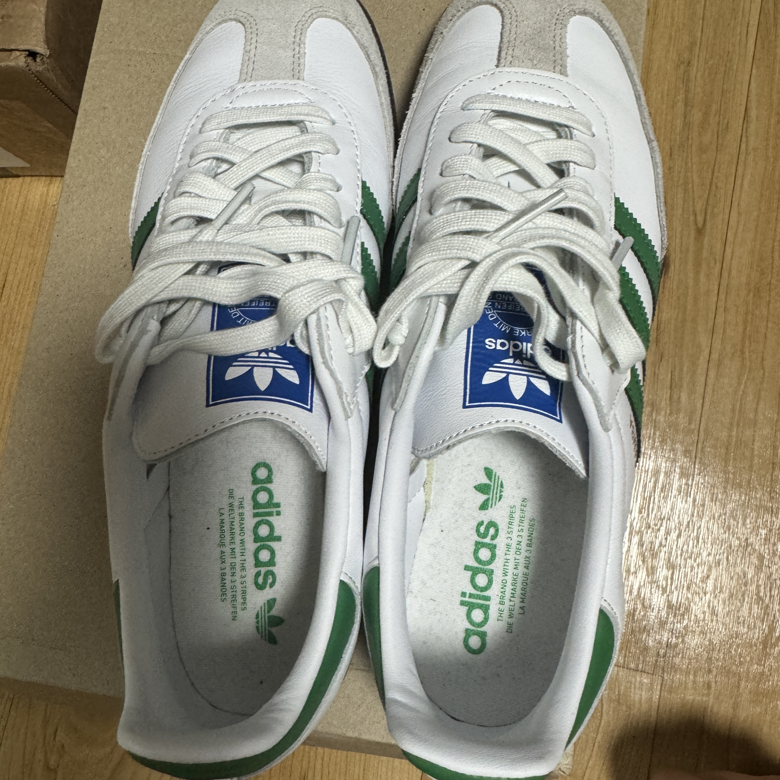 Adidas Samba OG White Green 착용 스타일 - 2