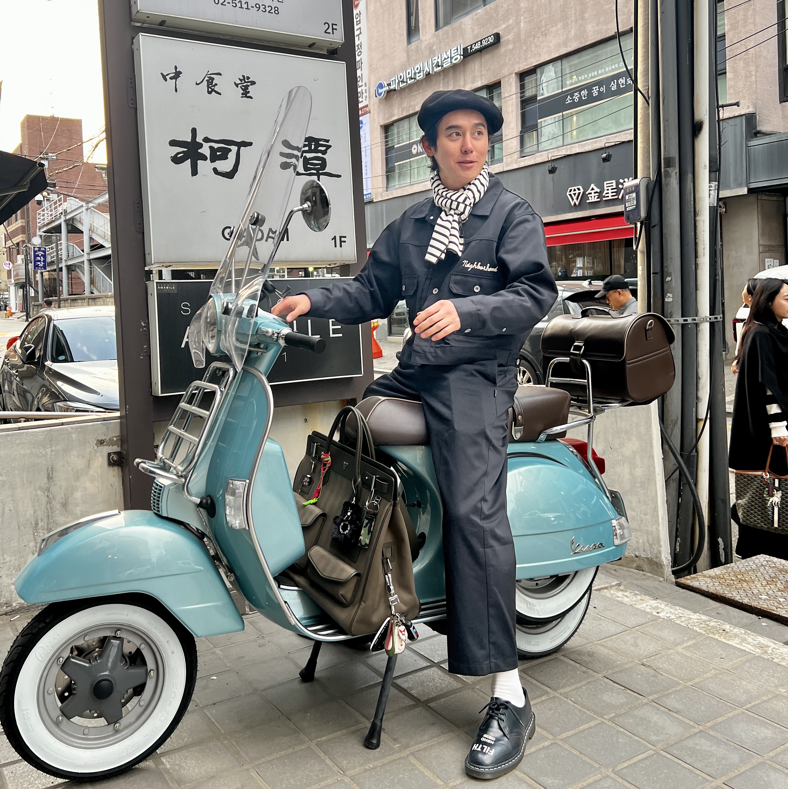 Neighborhood x Dickies Type-2 Jacket Navy, Dr. Martens x WTAPS 1460 착용 스타일 - 3