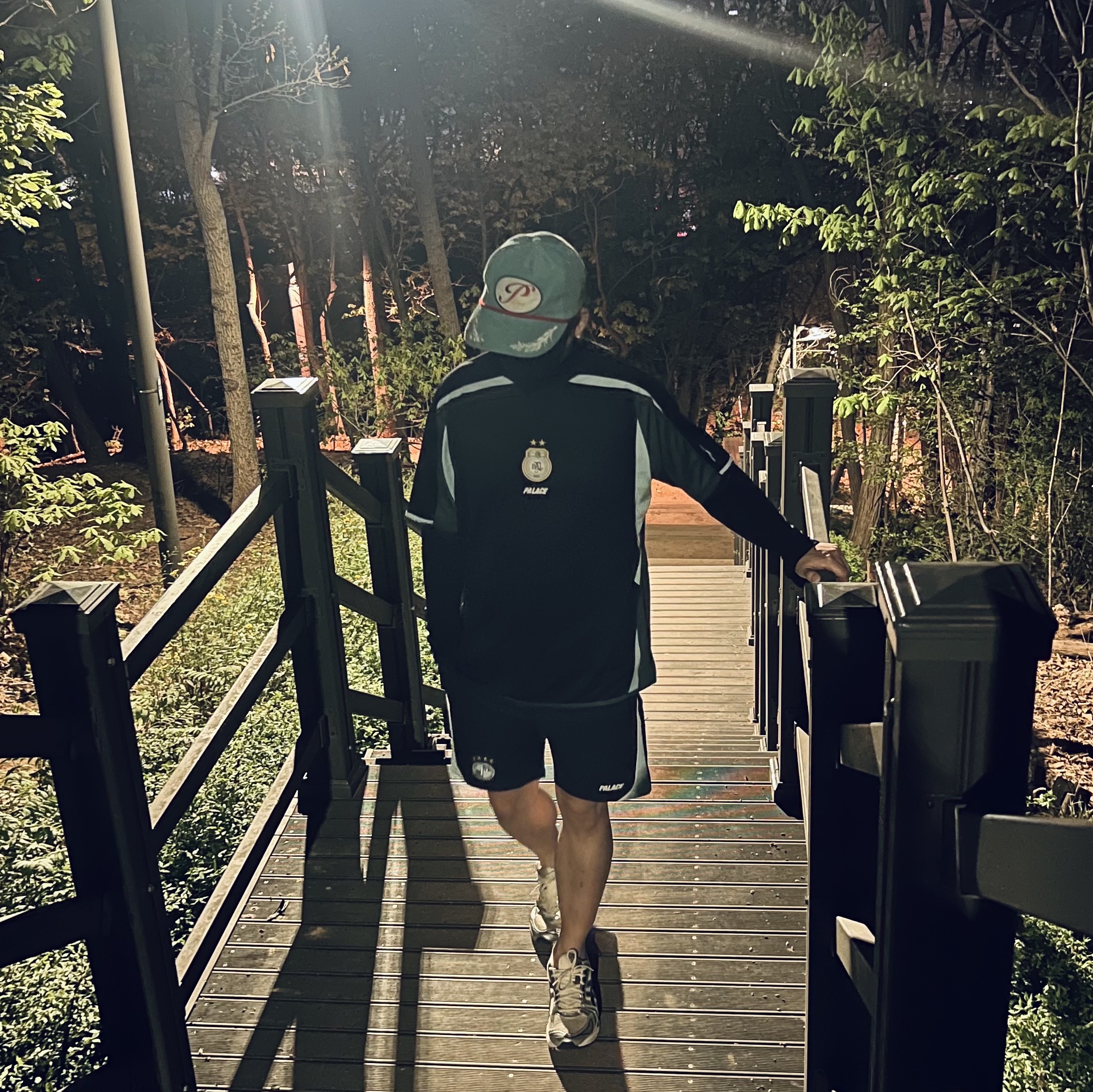 Palace Massimo Forza Shorts Black - 23SS, Palace Pro Jersey Black - 23FW 착용 스타일 - 2