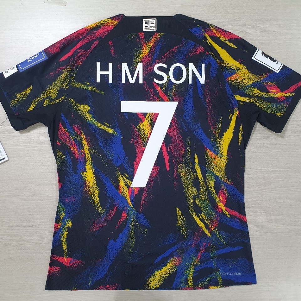 Nike Korea 2022/23 Dri-Fit ADV Player Issue Away SS Jersey Black - Asia (Non Marking Ver.) 착용 스타일 - 2