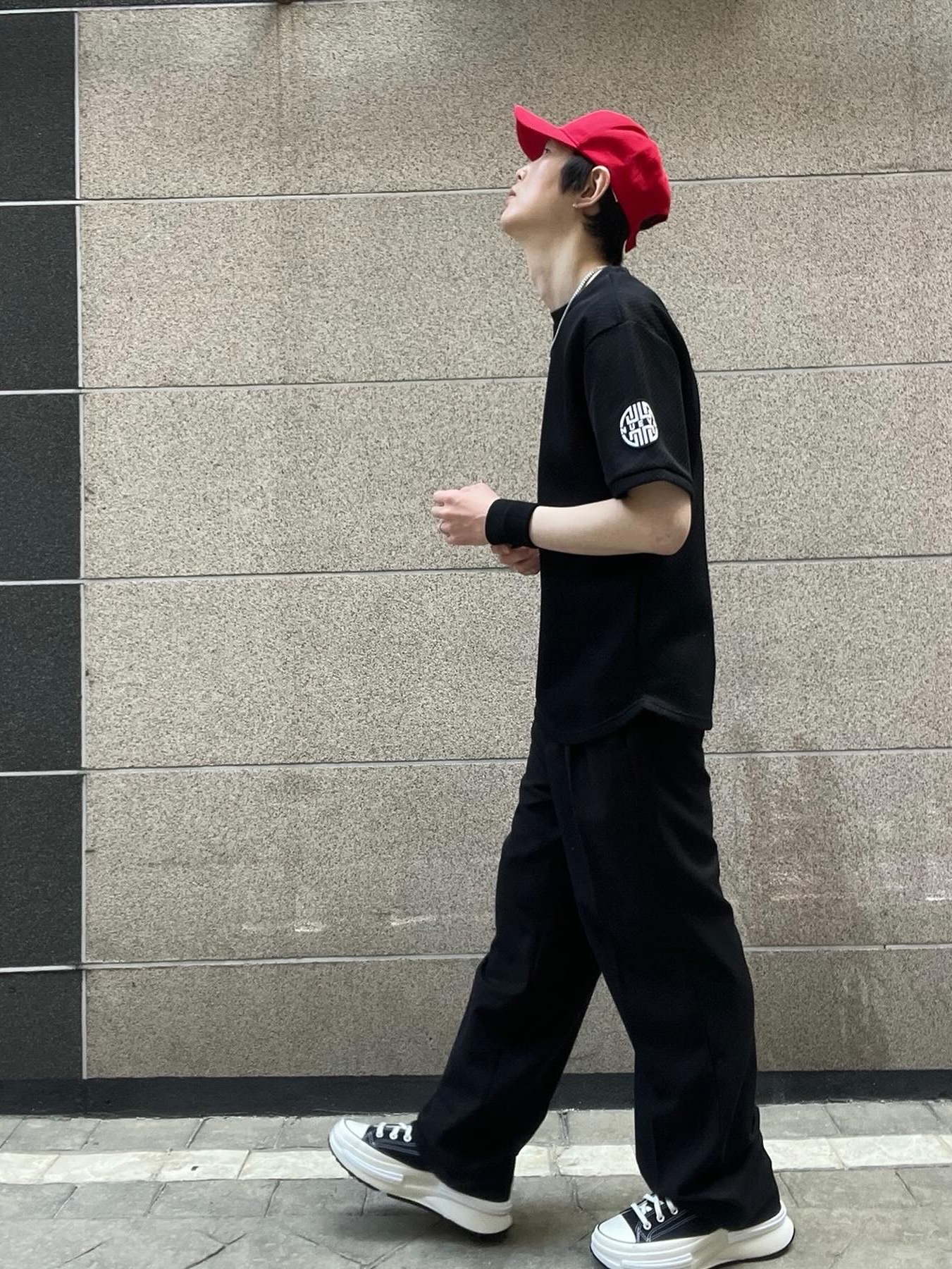 Converse Run Star Legacy CX Foundational Leather Black White 착용 스타일 - 3