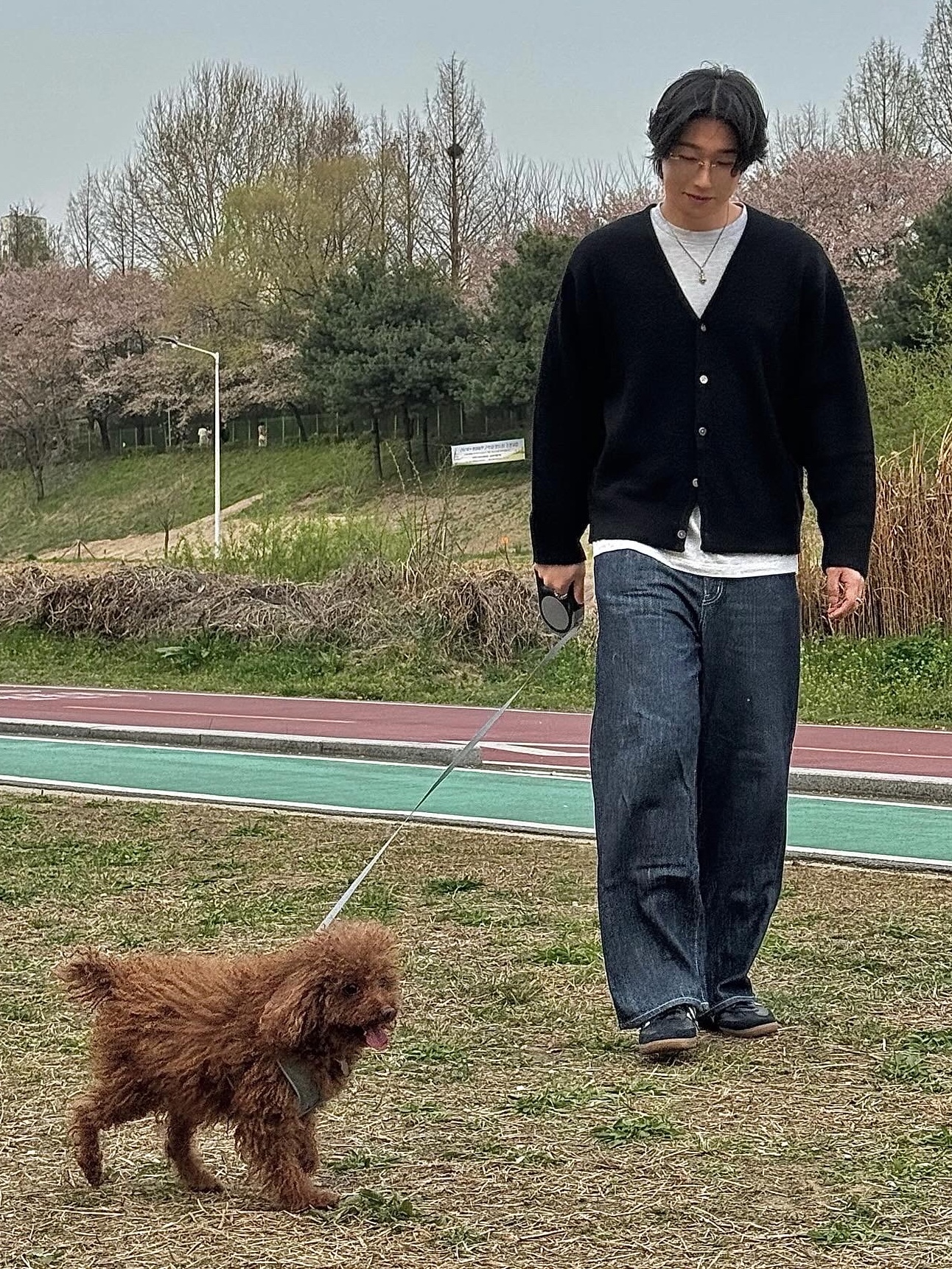 Adidas Samba Decon Core Black, Palace Tri-Void T-Shirt Grey Marl - 23FW 착용 스타일