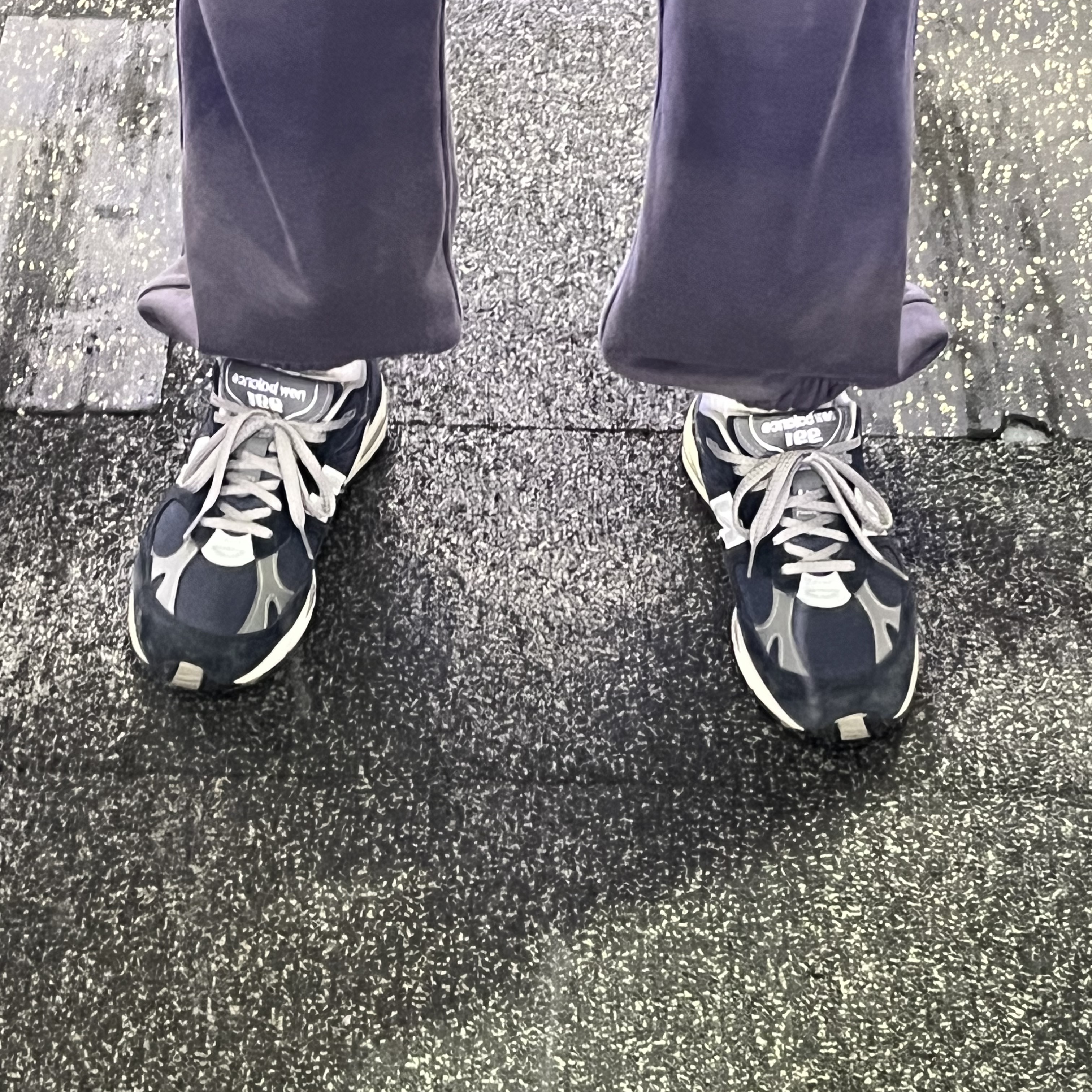 New Balance 991 Made in UK Navy 착용 스타일 - 1
