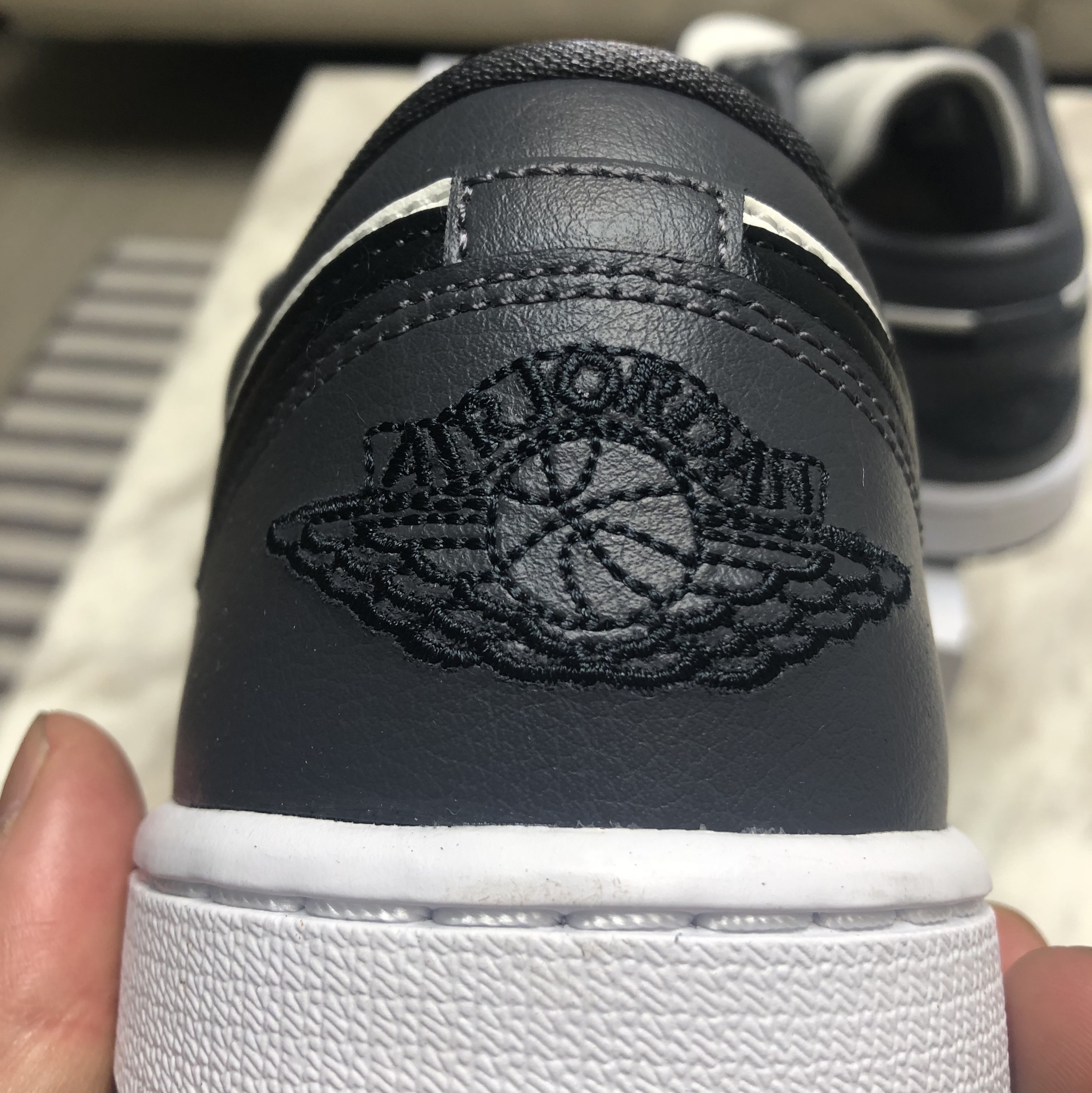 (W) Jordan 1 Low Sail Dark Grey 착용 스타일 - 3