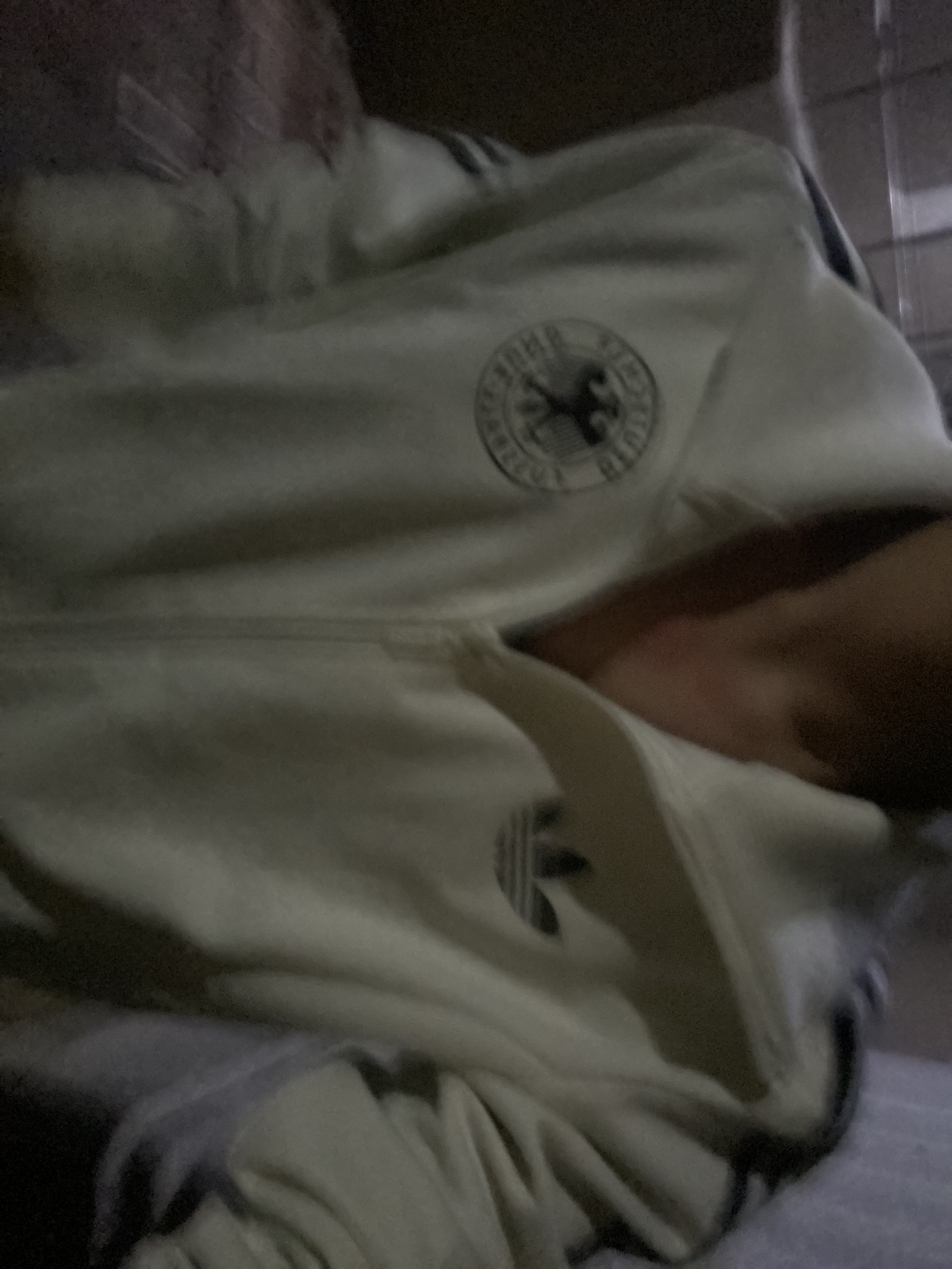 Adidas German Beckenbauer Track Top Off White - KR Sizing 착용 스타일 - 3