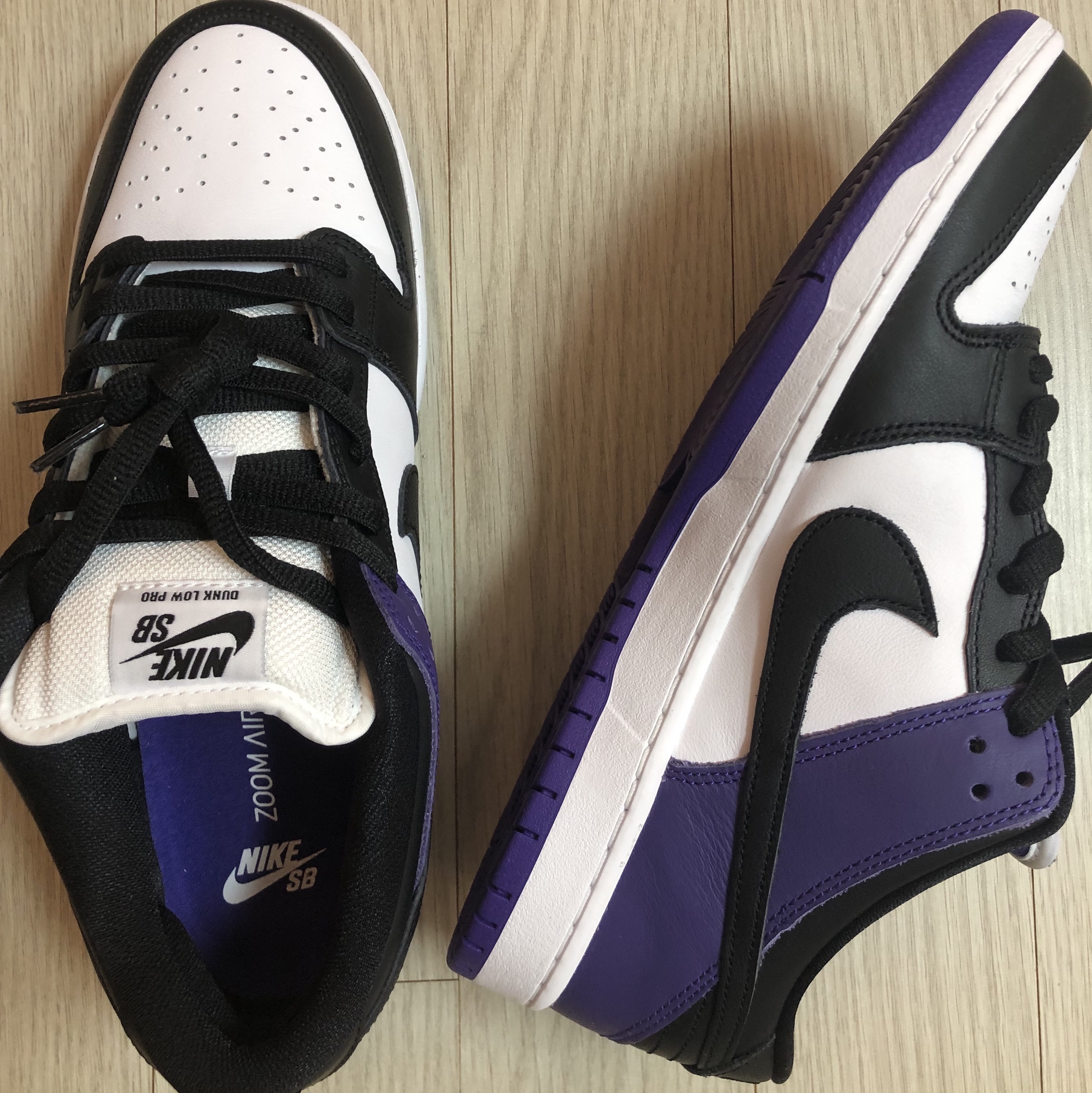 Nike SB Dunk Low Pro Court Purple 착용 스타일 - 5