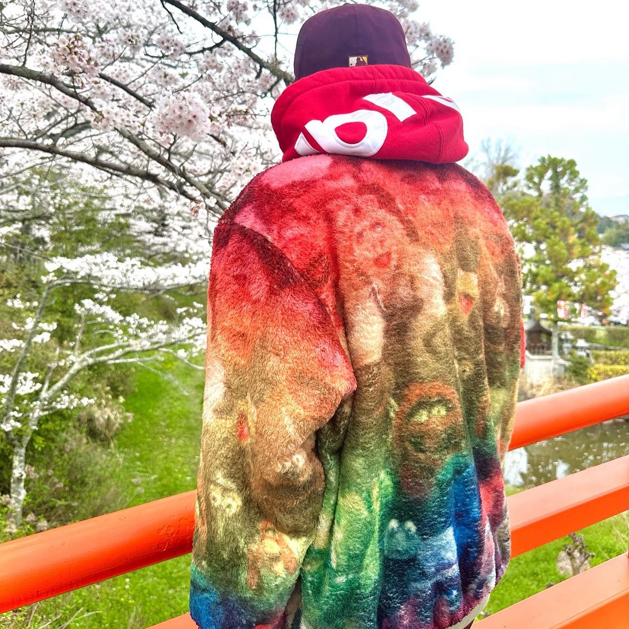 Supreme Muppets Fleece Jacket Multicolor - 24SS 착용 스타일 - 3