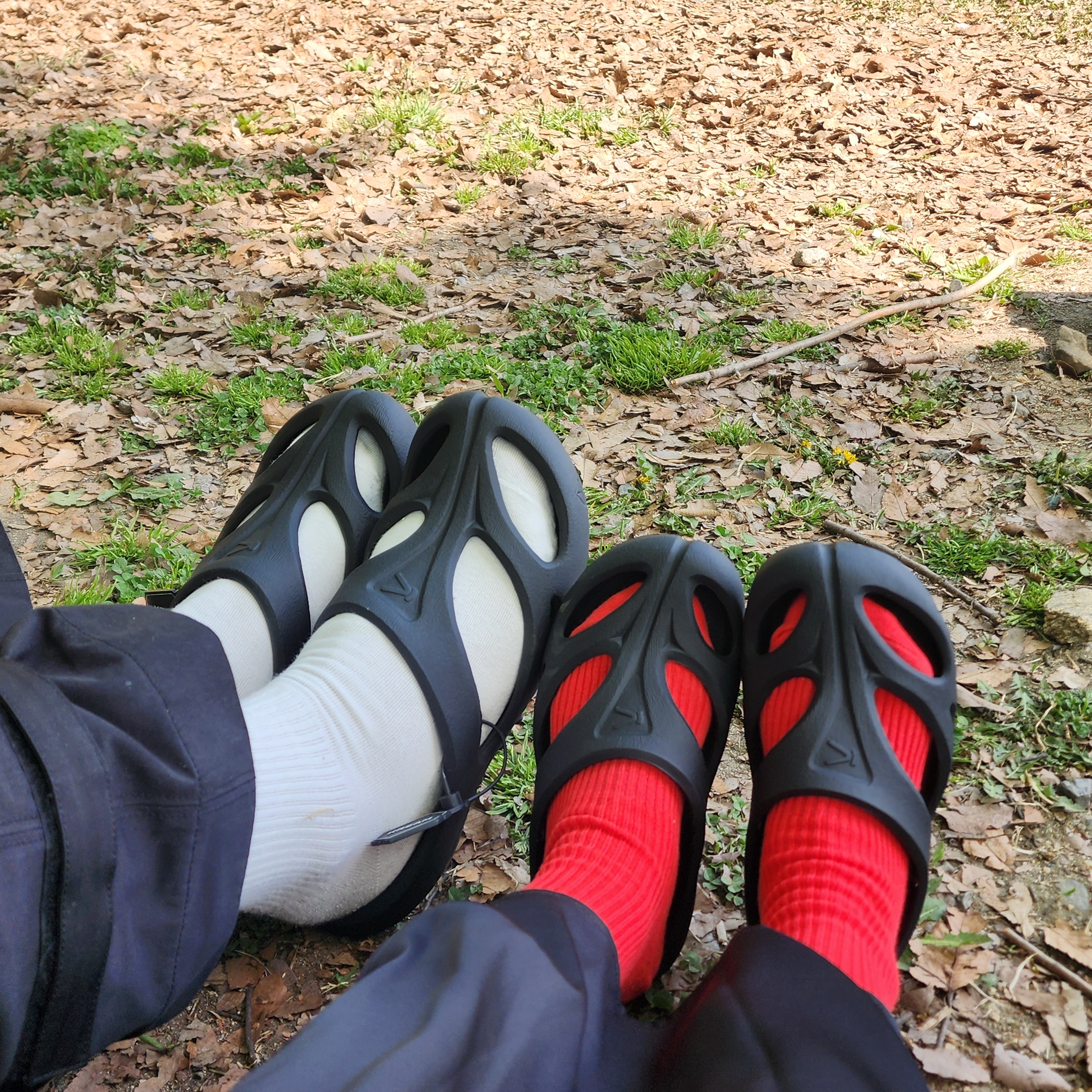 (W) Keen Shanti Black Dawn Blue 착용 스타일