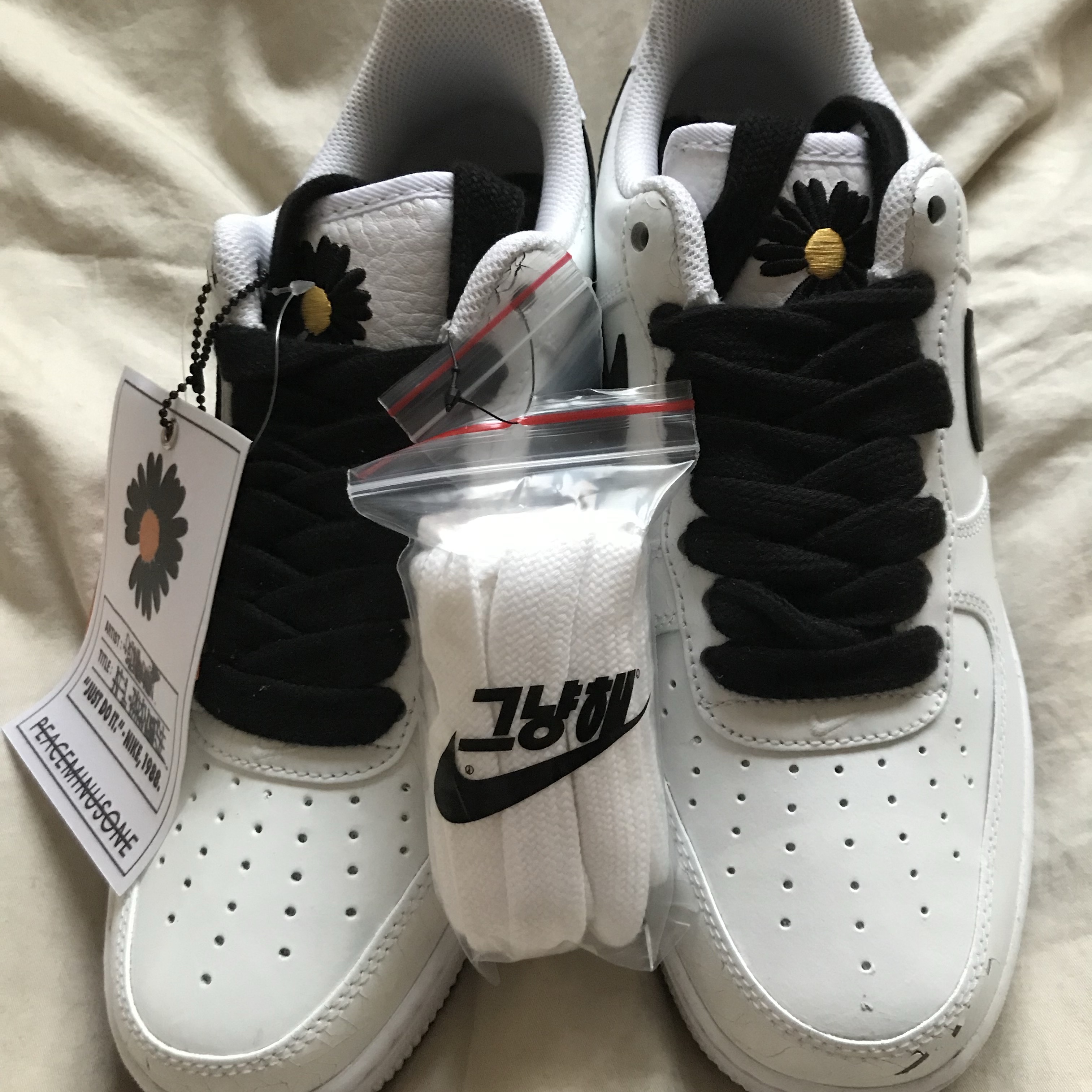 Nike x Peaceminusone Air Force 1 Low Para-Noise 2.0 착용 스타일 - 1
