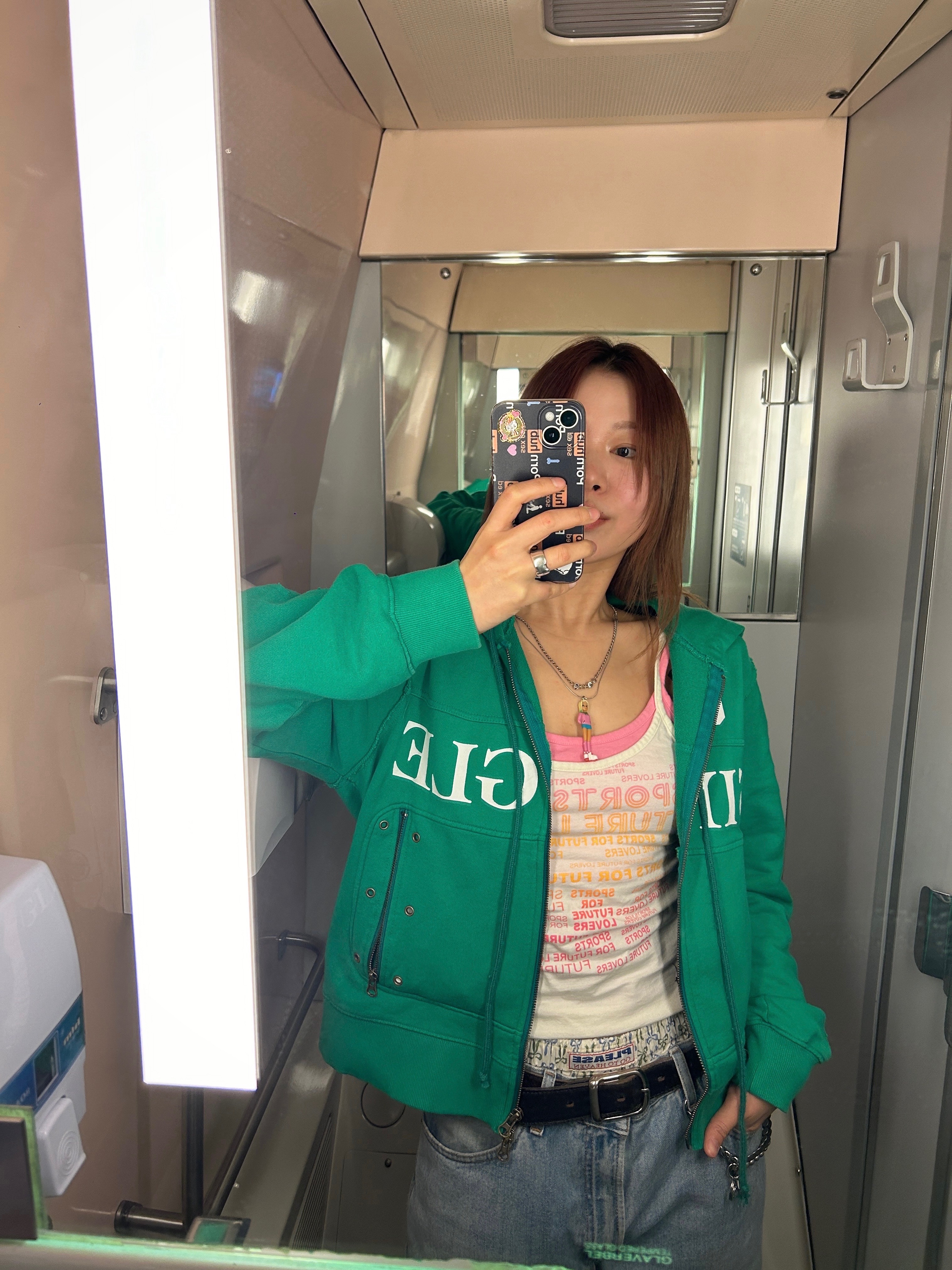 Cotchs Single Hooded Zip Up 착용 스타일