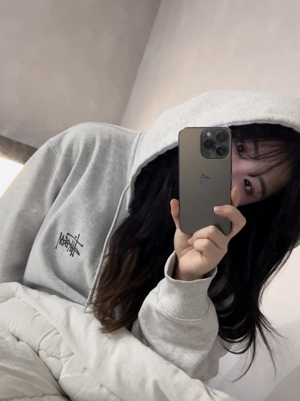 Stussy Basic Stussy Zip Hoodie Ash Heather, Stussy Basic Stussy Hoodie Ash Heather 2023 착용 스타일 - 1