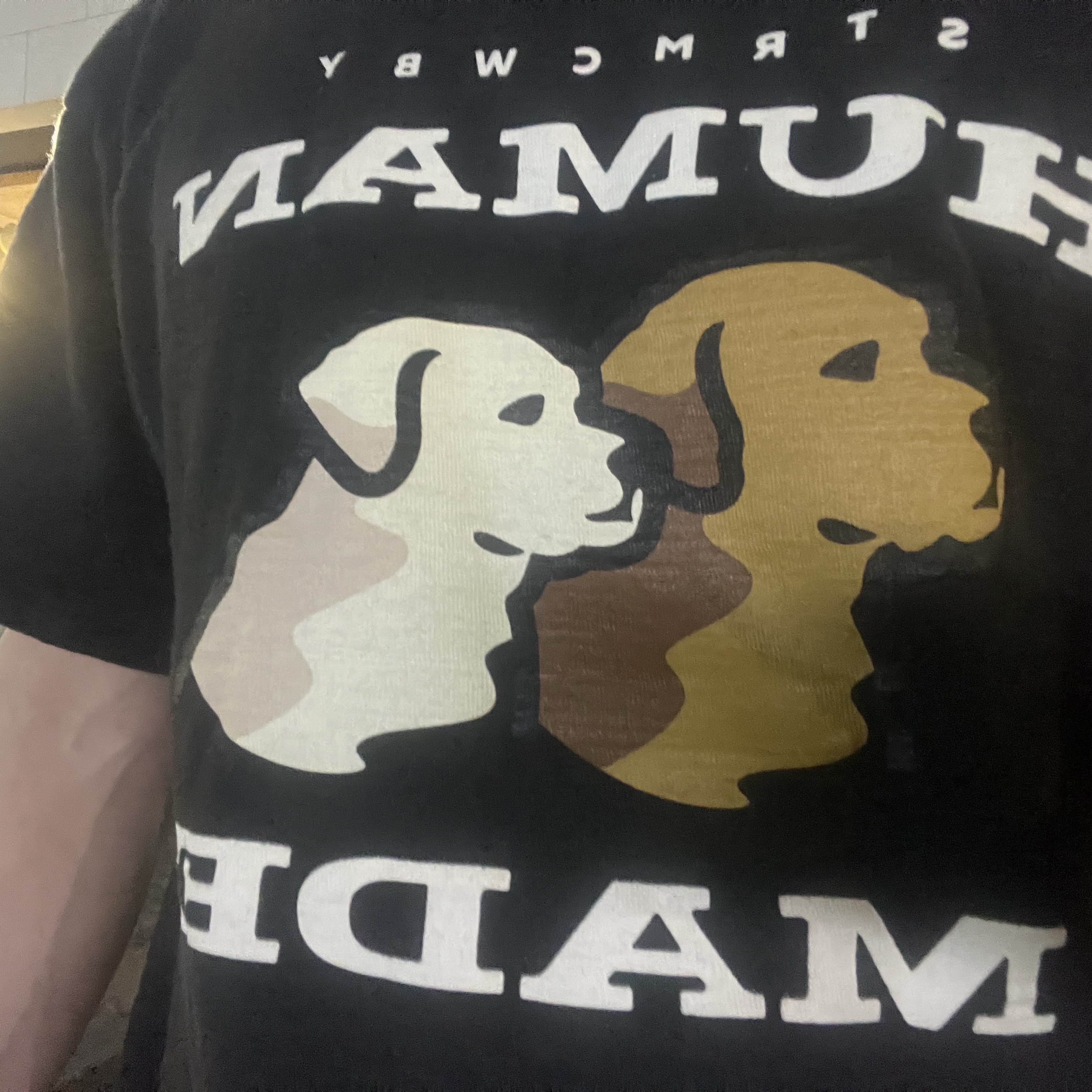 Human Made Graphic T-Shirt #12 Black 착용 스타일