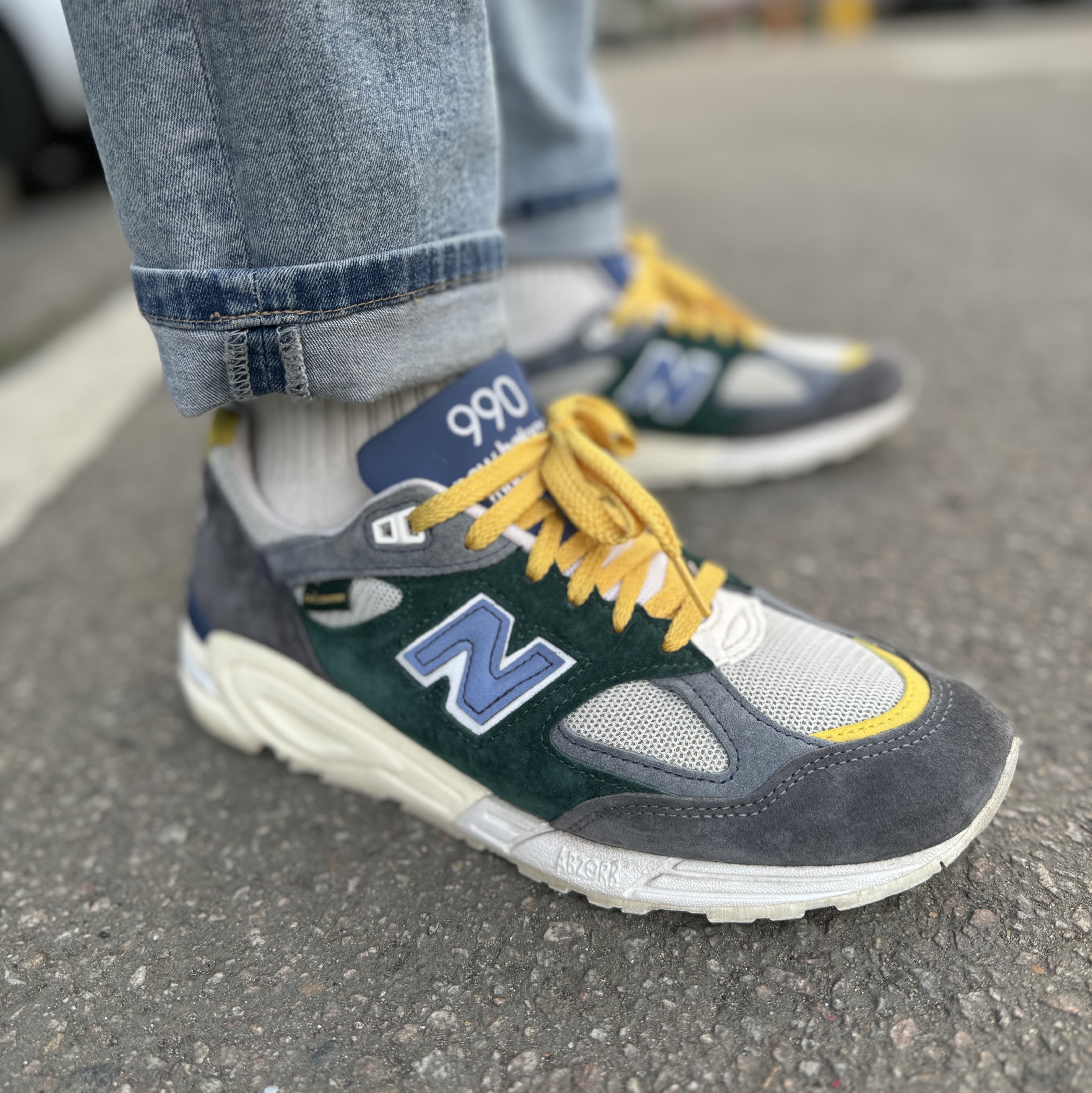 New Balance x Aime Leon Dore 990v2 Made in USA 착용 스타일