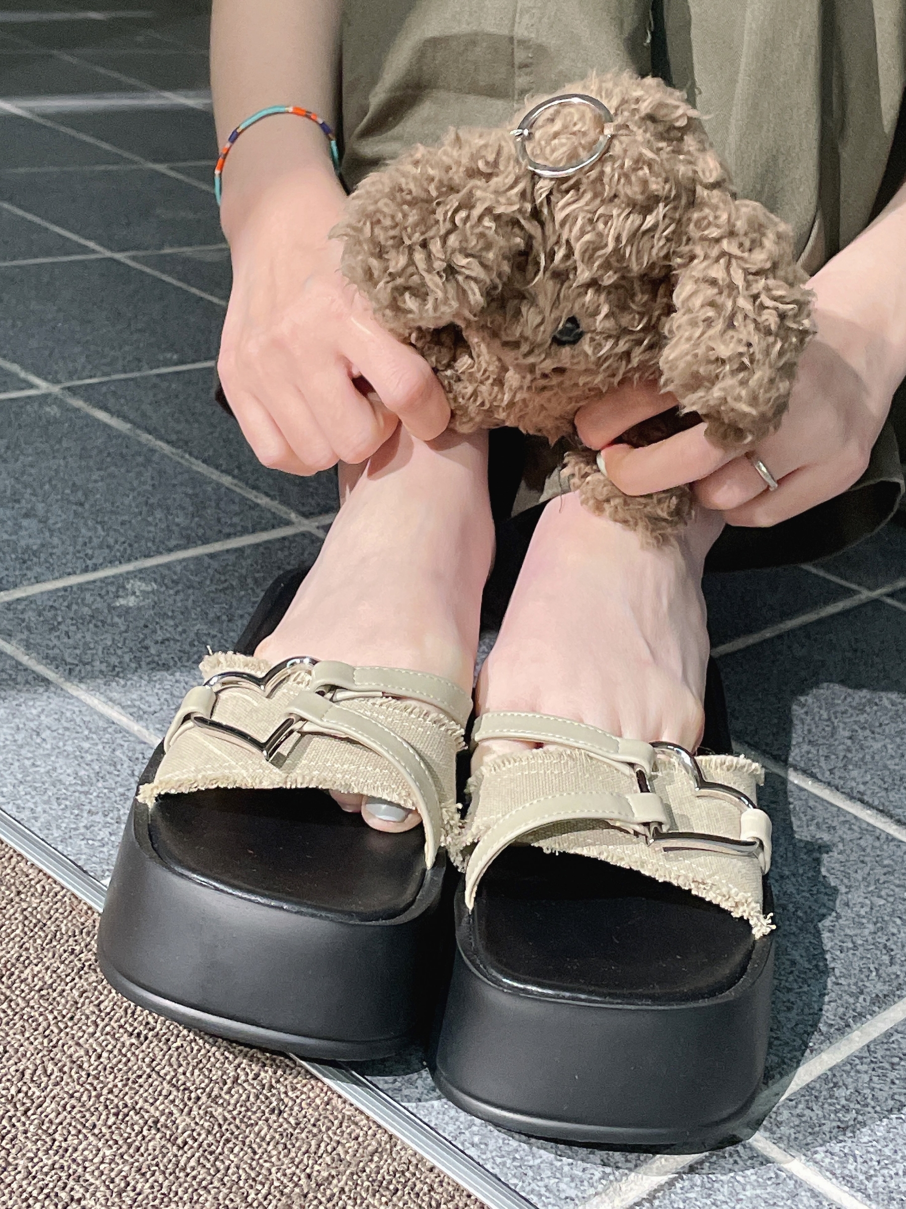 (W) Isabel Marant Tyron Cap Dark Green - 22FW, Cosymosy I Have a Dog, Too! Keyring Type 착용 스타일 - 5