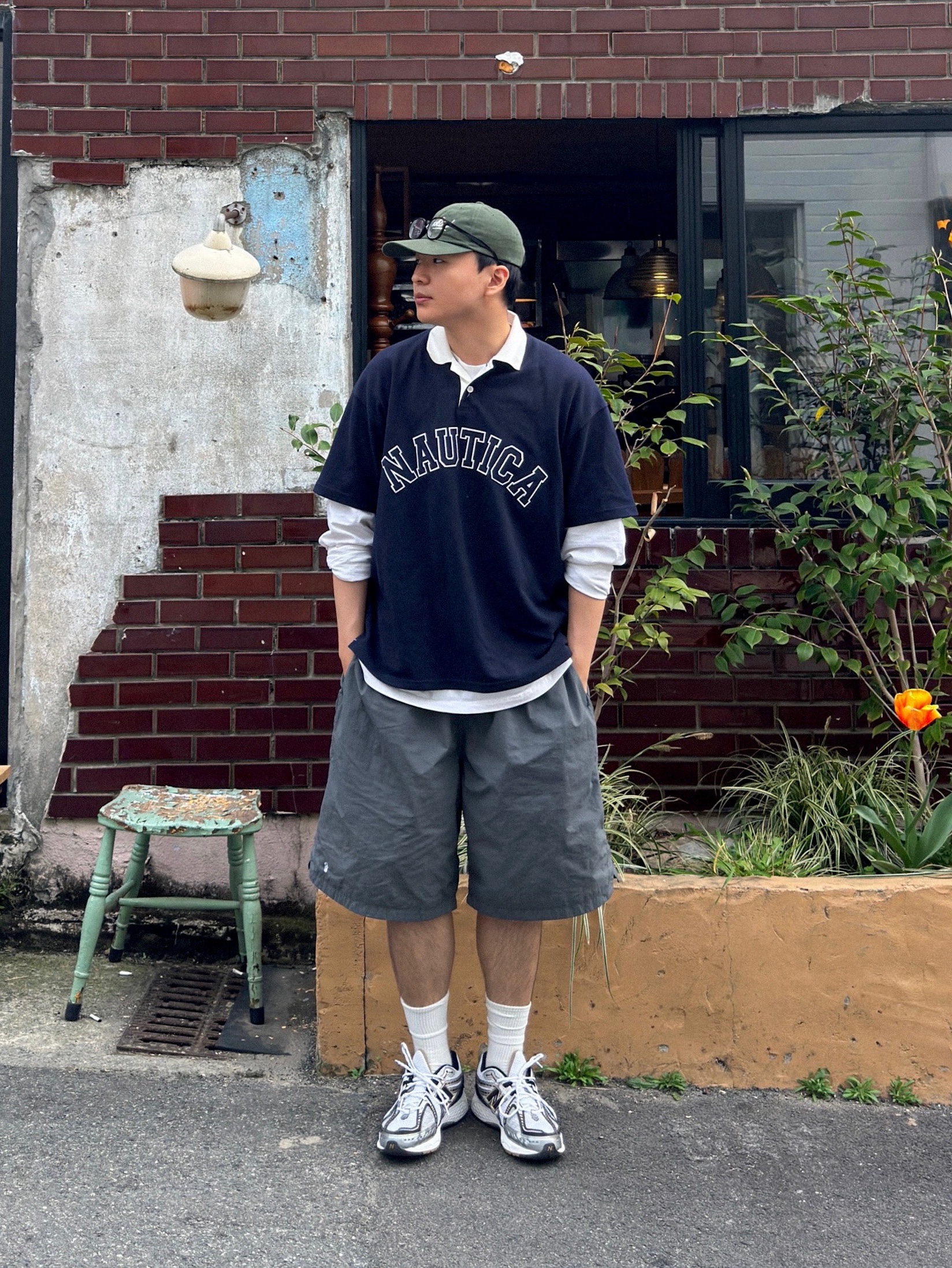 New Balance 1906R White Gold 착용 스타일 - 1